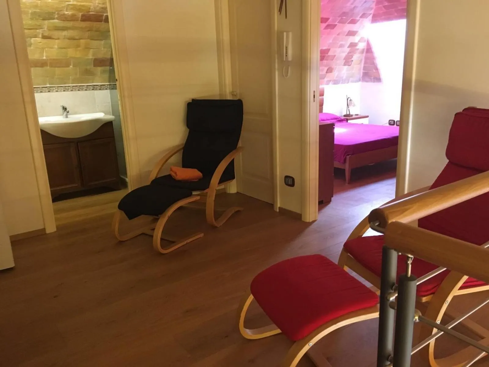 Photo of the whole room, Bed in Portico dei Sassi