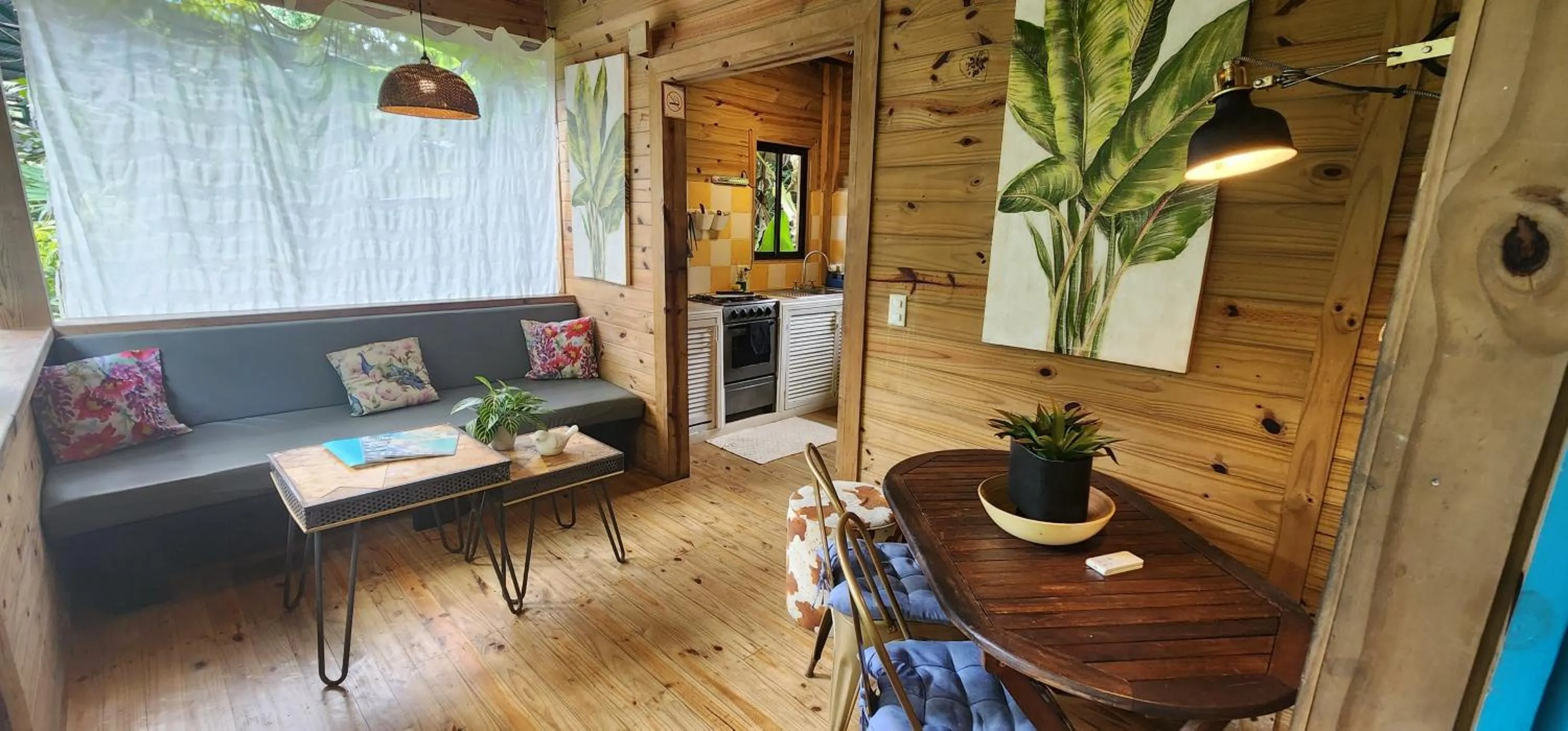 Kitchen or kitchenette in Boutique Hotel y Spa Tangara Azul