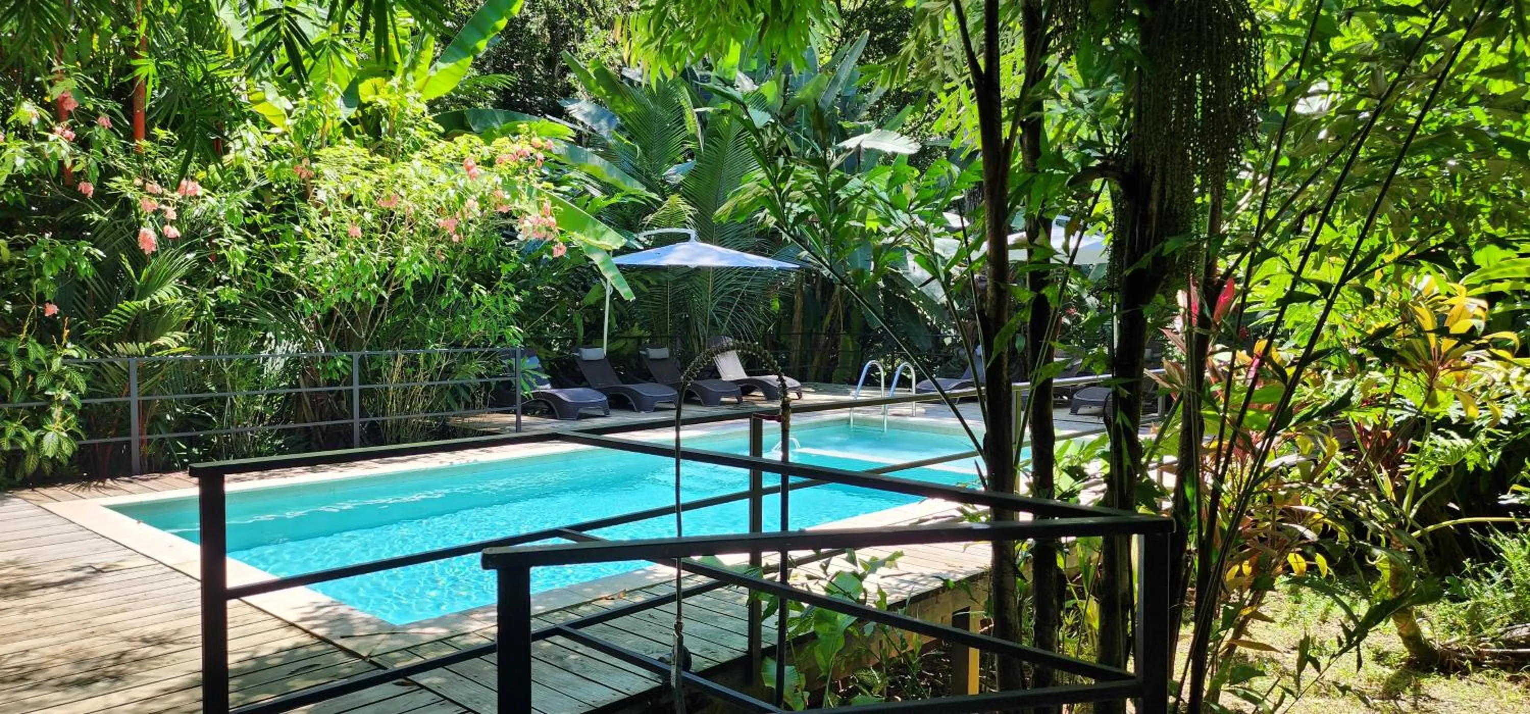 Pool view in Boutique Hotel y Spa Tangara Azul