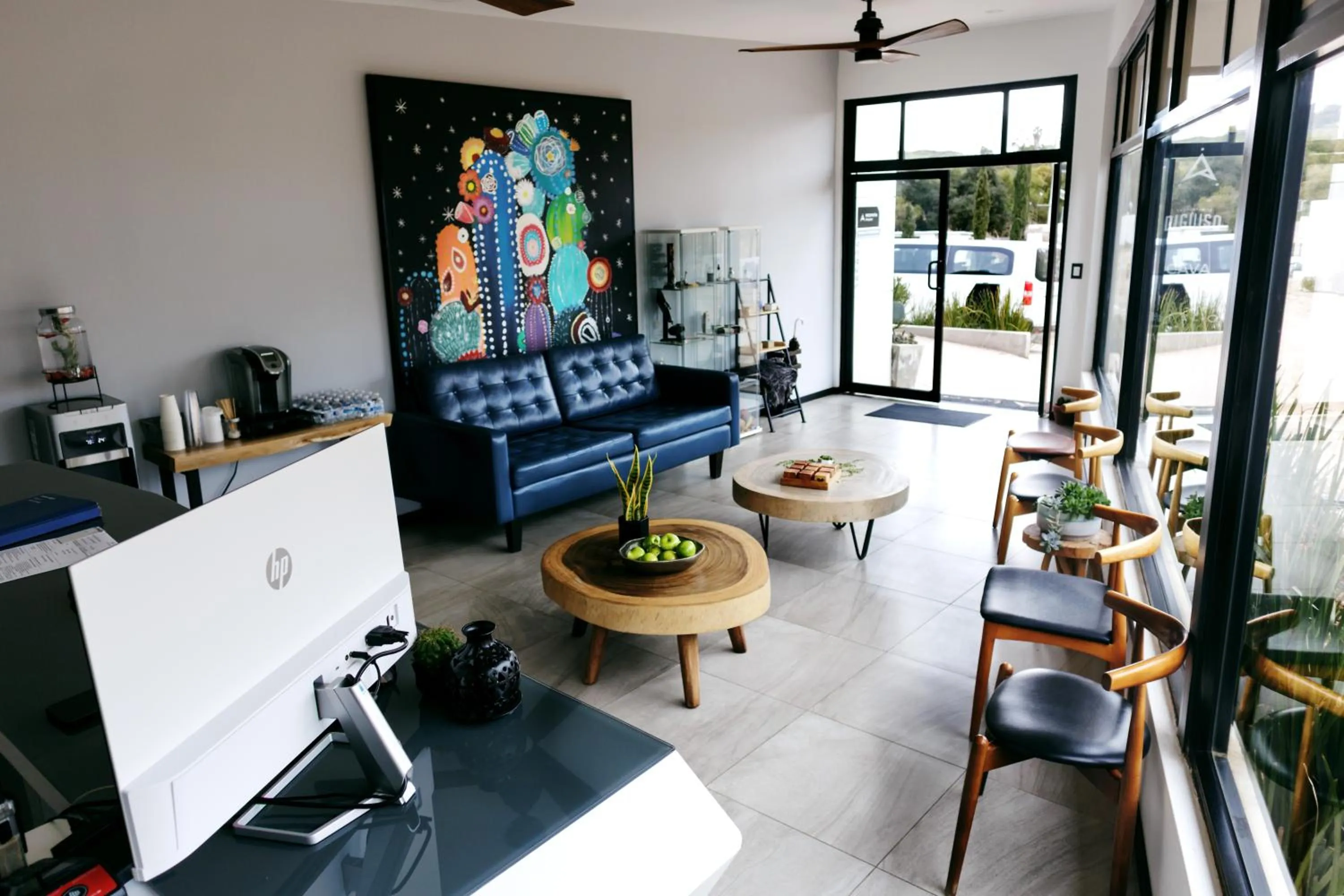 Lobby or reception in La Cima del Valle