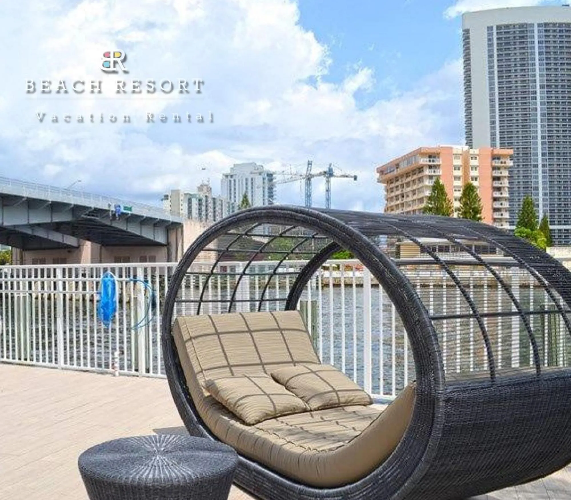 Pool view in Bwalk Resort Rentals