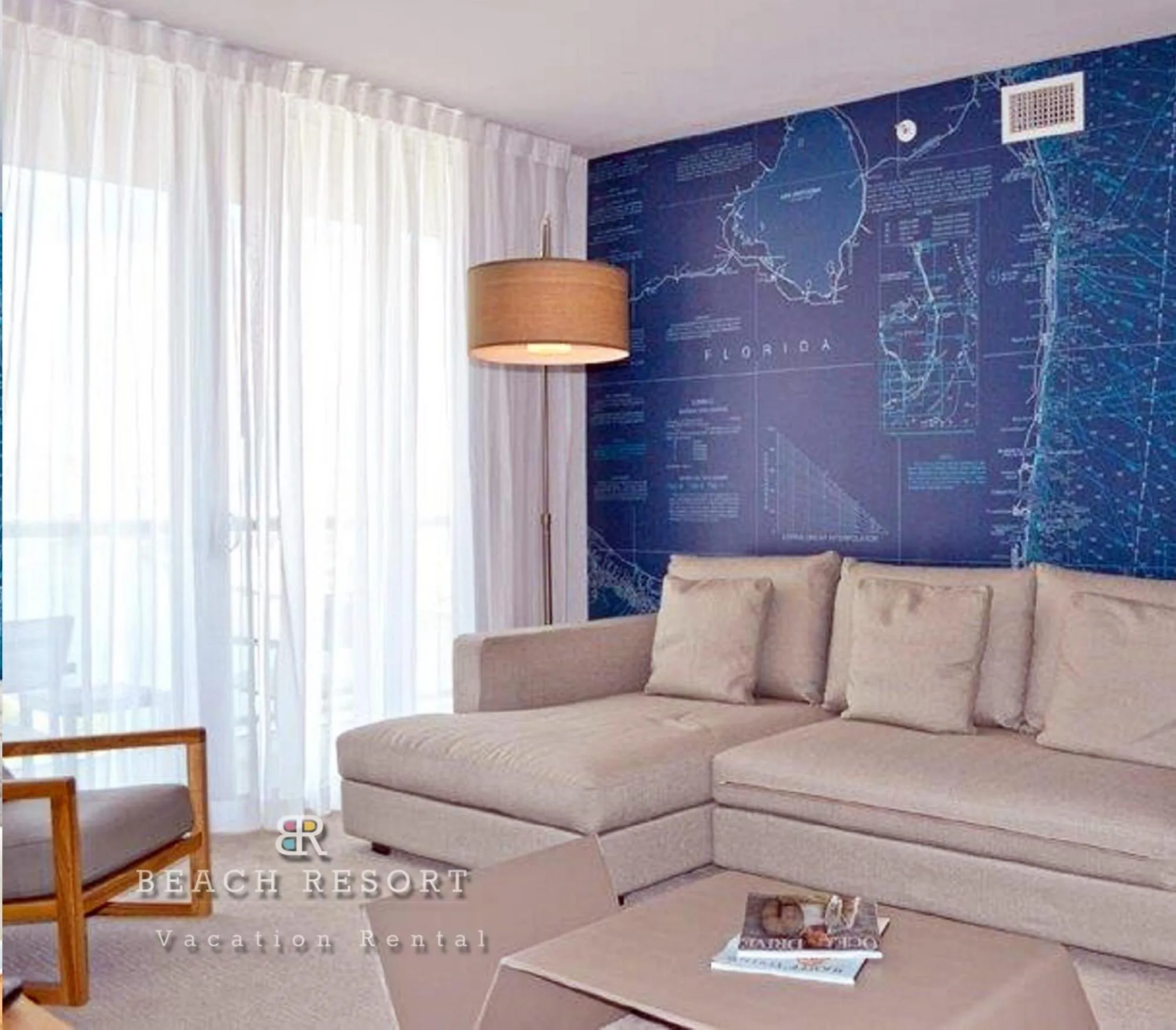 Living room in Bwalk Resort Rentals