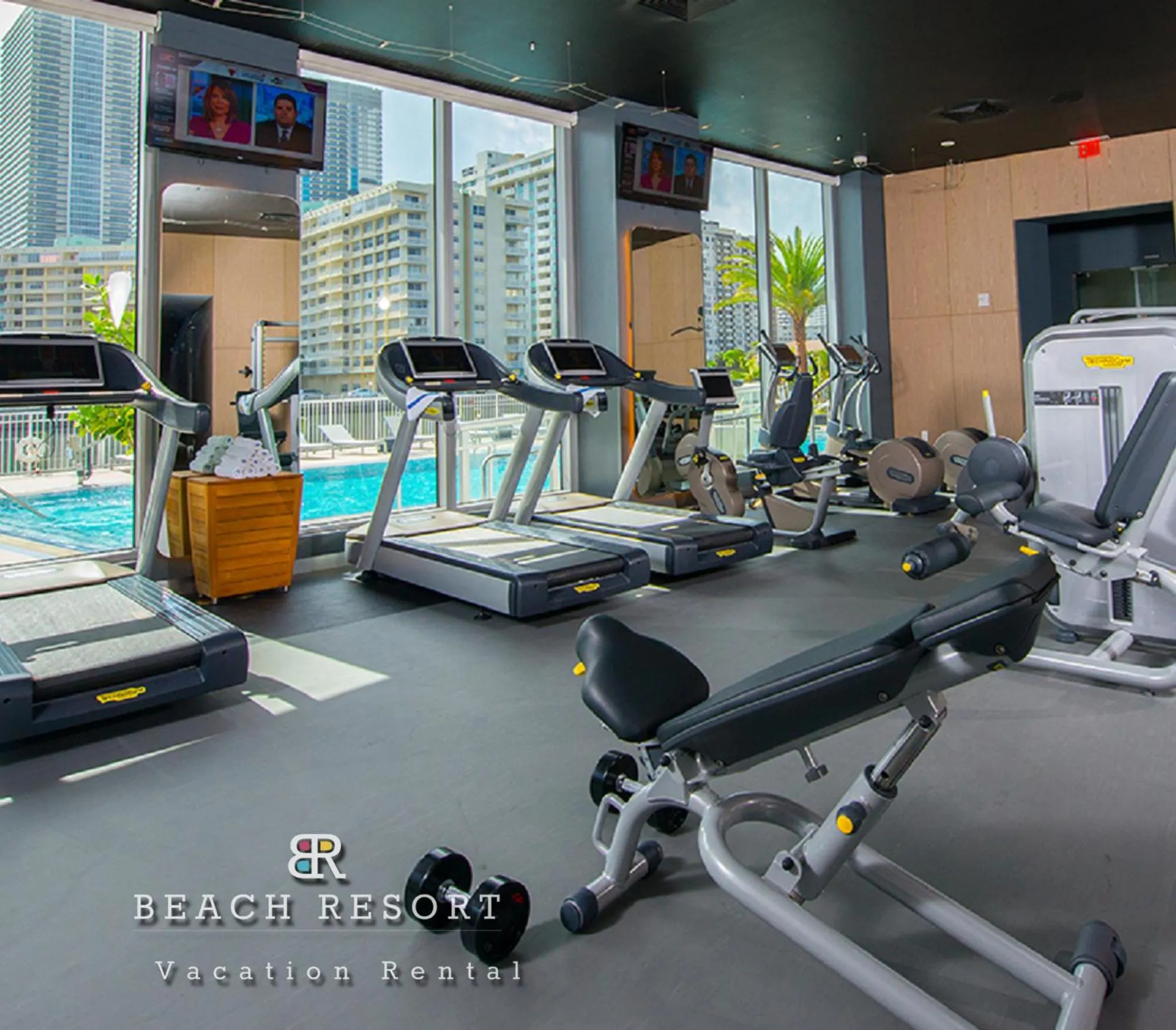 Fitness centre/facilities in Bwalk Resort Rentals