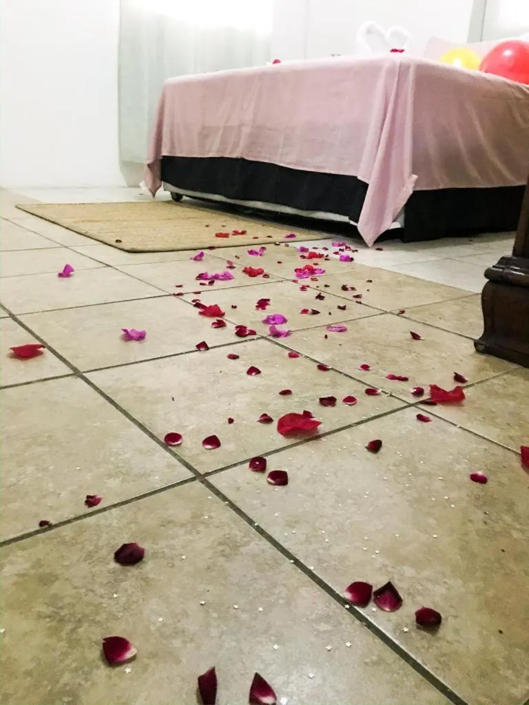 Bed in Caribbean Dream Vacation Property CD1