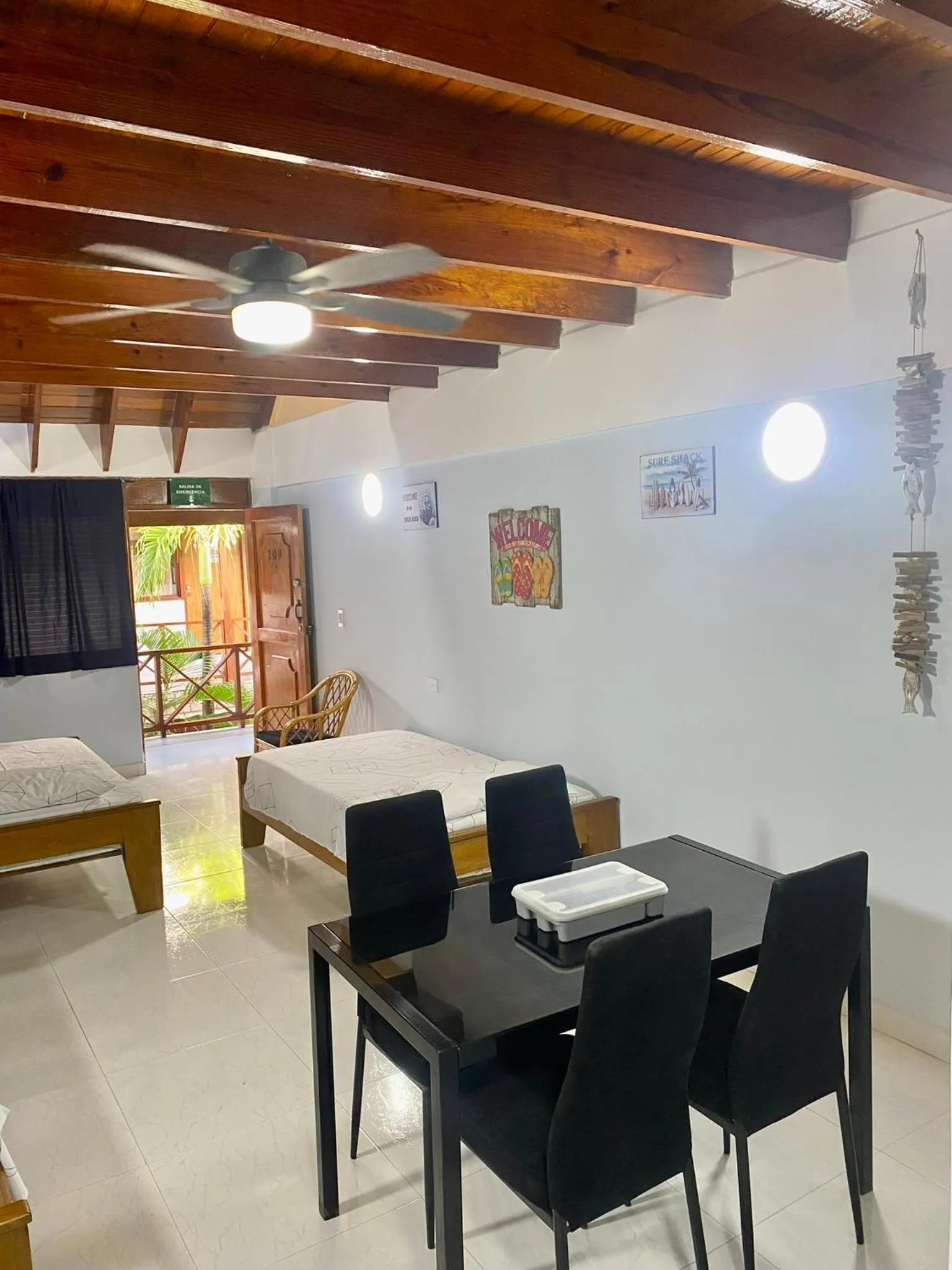 Dining area in Cabaña Diana