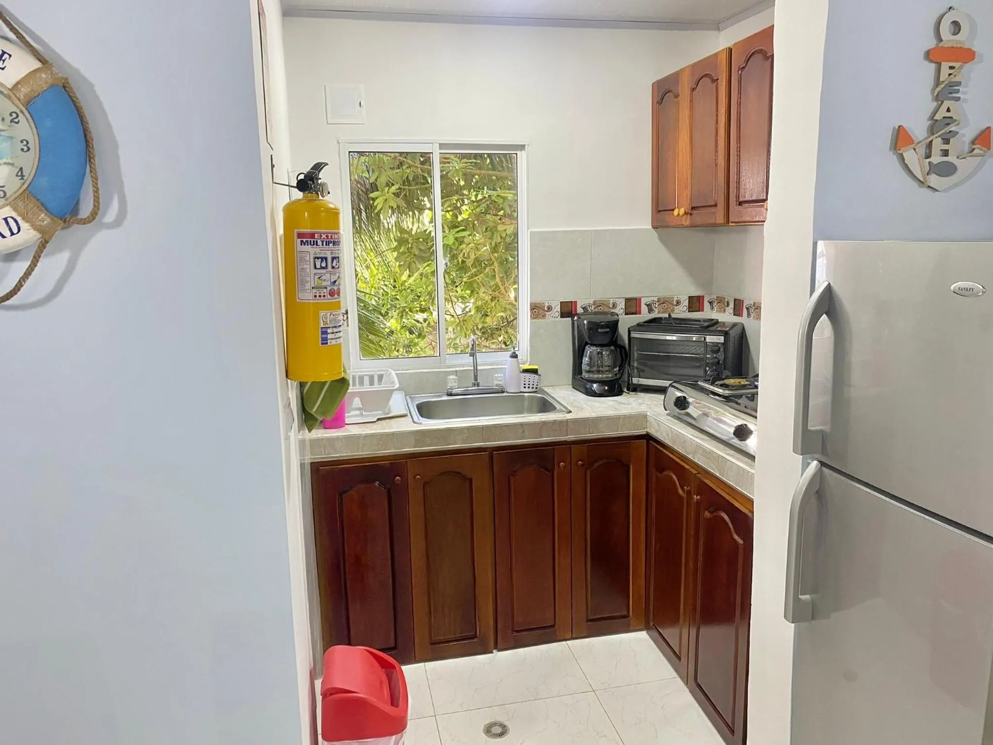 Kitchen or kitchenette in Cabaña Diana