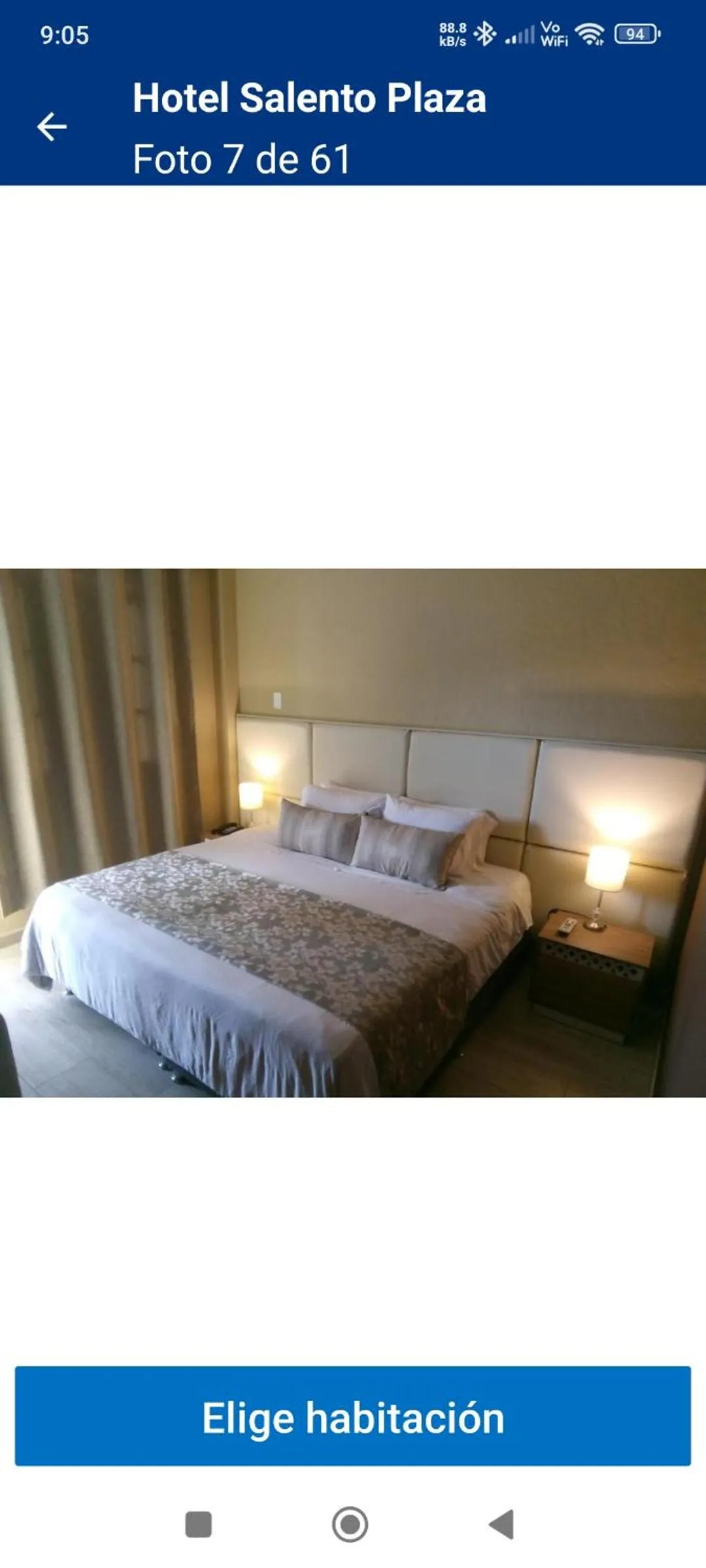 Bed in Hotel Salento Plaza