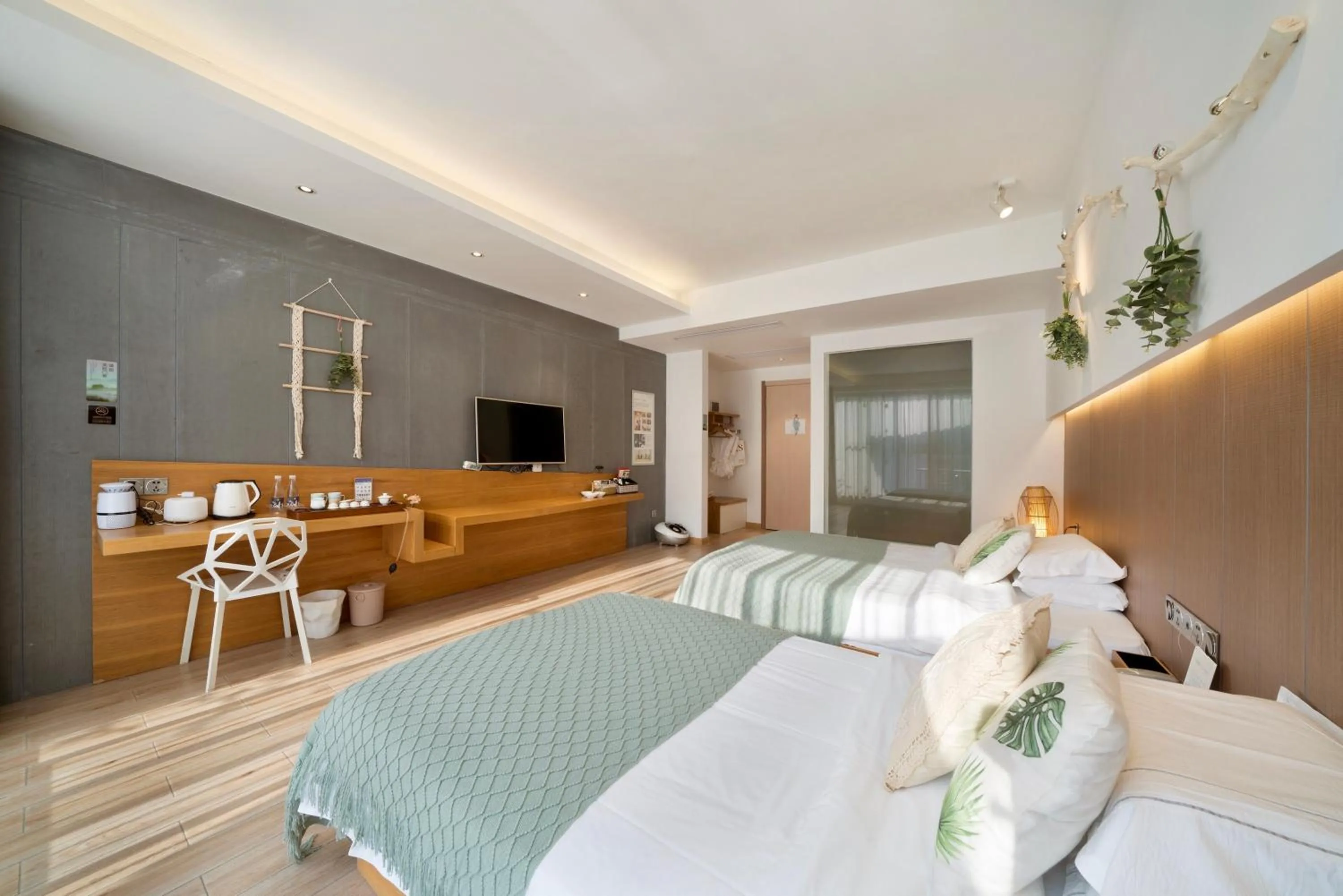 Photo of the whole room, Bed in Ancient Street No.5 Youth Chic Hotel