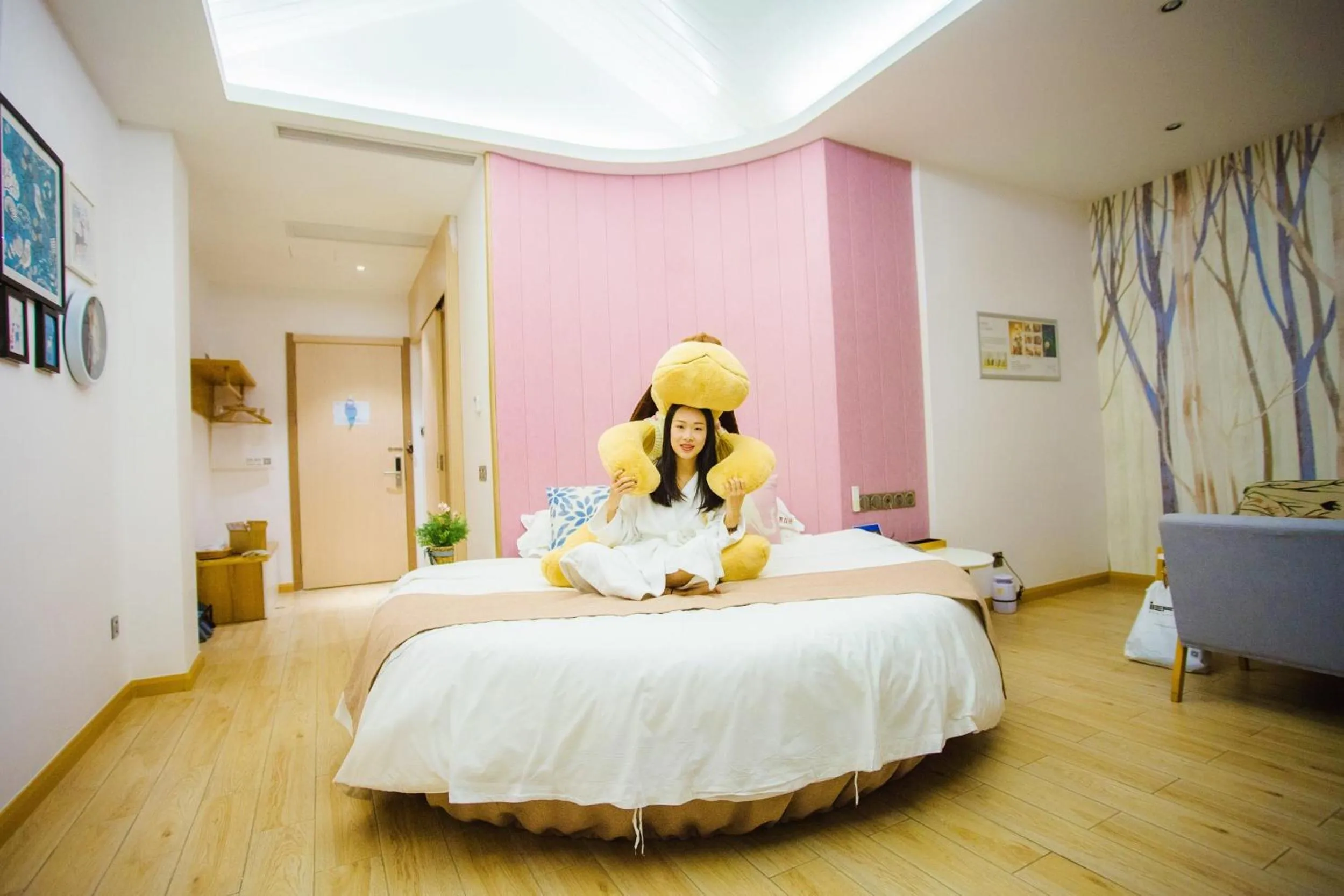 Bedroom, Bed in Ancient Street No.5 Youth Chic Hotel