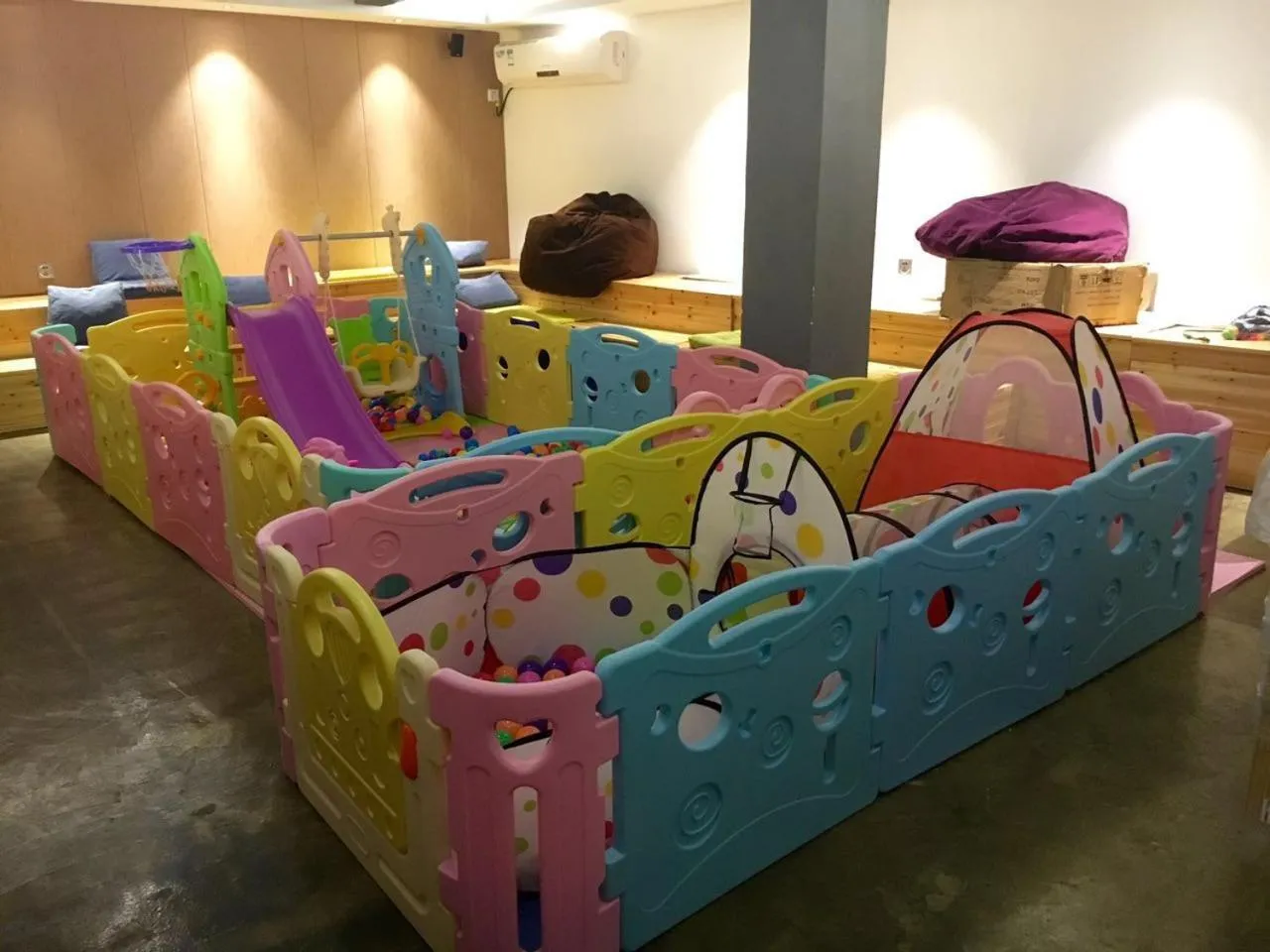 Children play ground in Ancient Street No.5 Youth Chic Hotel