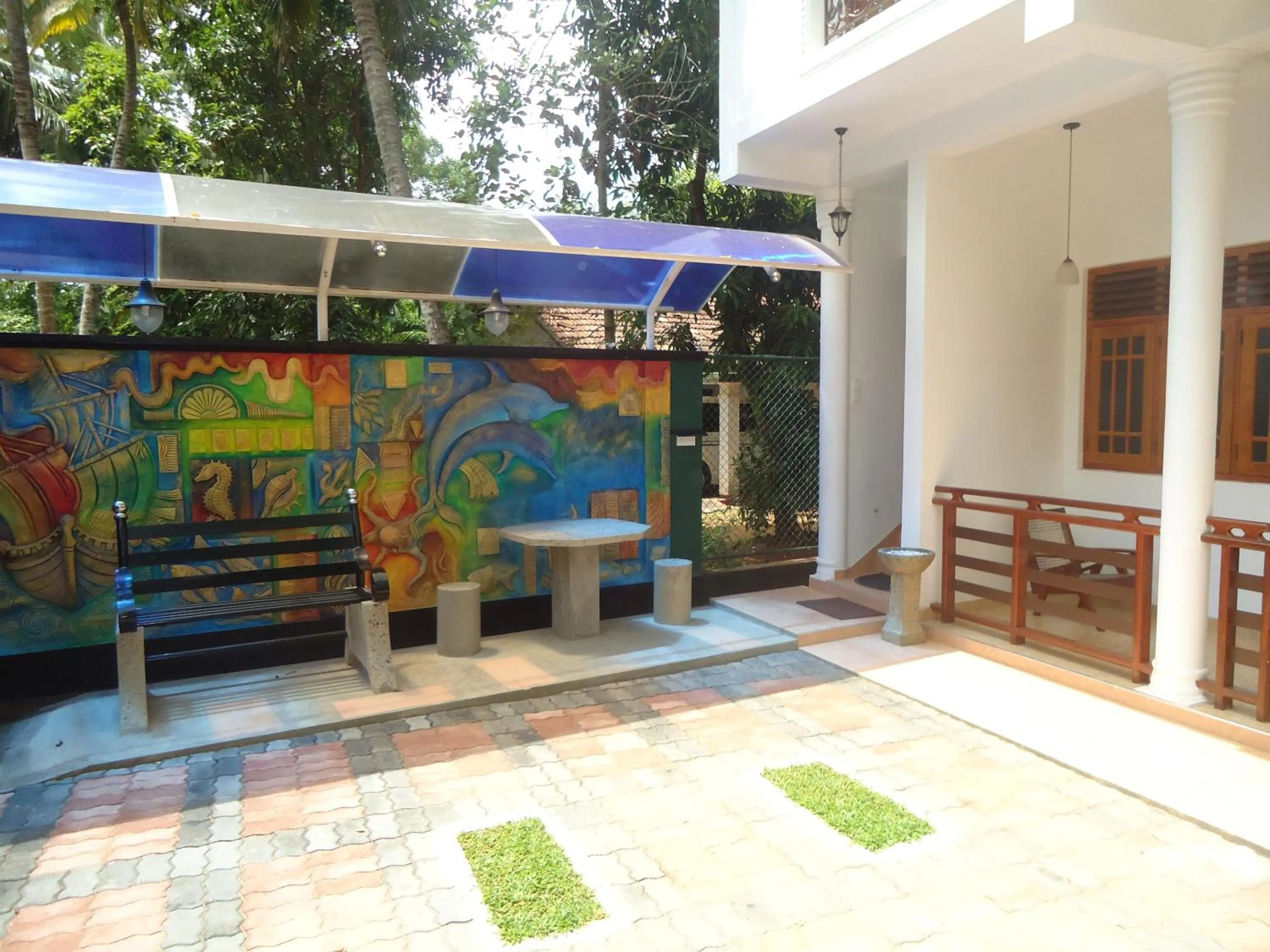 Garden in The Cool Nest Yala Hotel