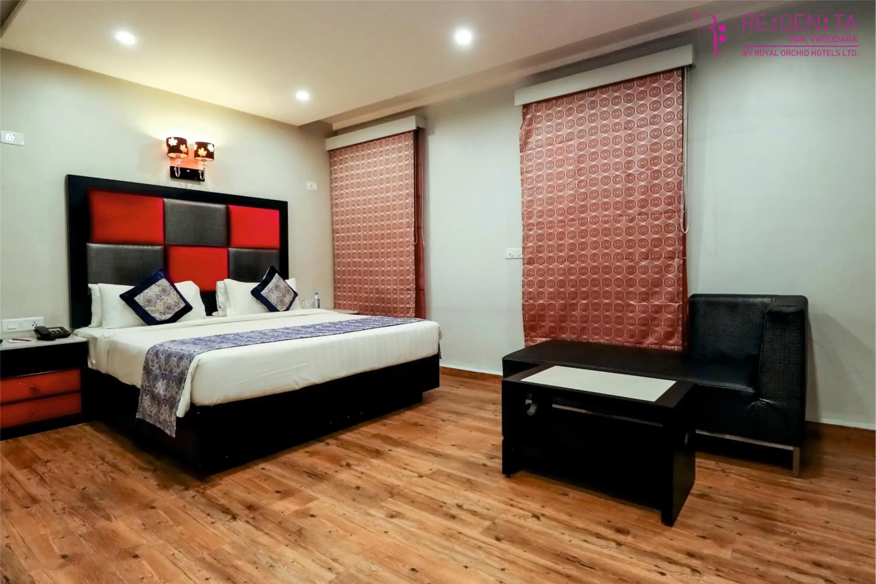 Photo of the whole room, Bed in Regenta Inn Vadodara, 500m from Railway Station Photo of the whole room, Bed in Regenta Inn Vadodara, 500m from Railway Station