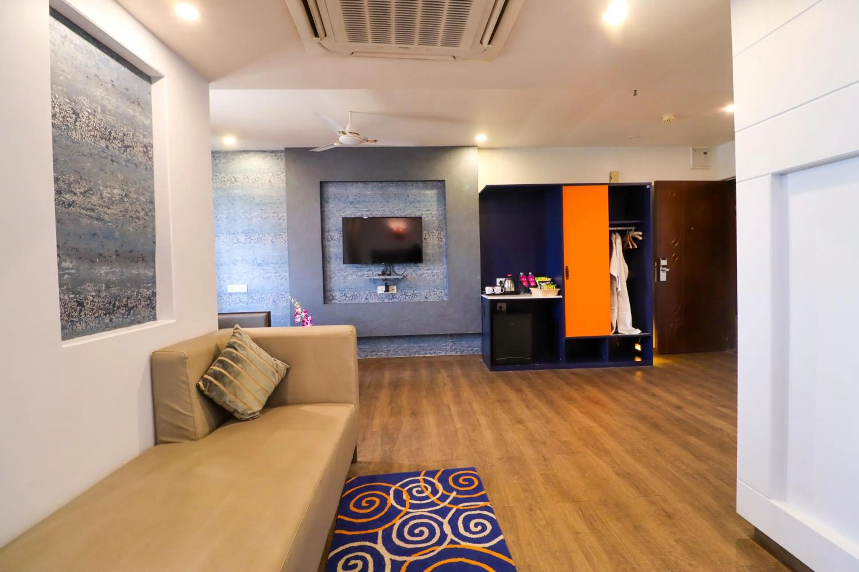 TV and multimedia in Regenta Inn Vadodara, 500m from Railway Station