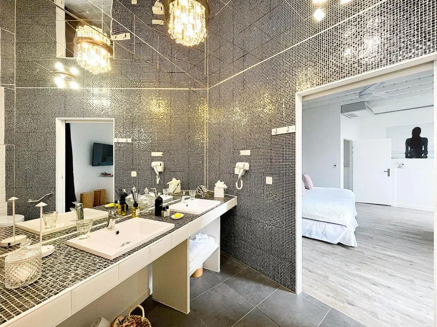 Bathroom in Belfry & Spa by Ligne St Barth Bathroom in Belfry & Spa by Ligne St Barth