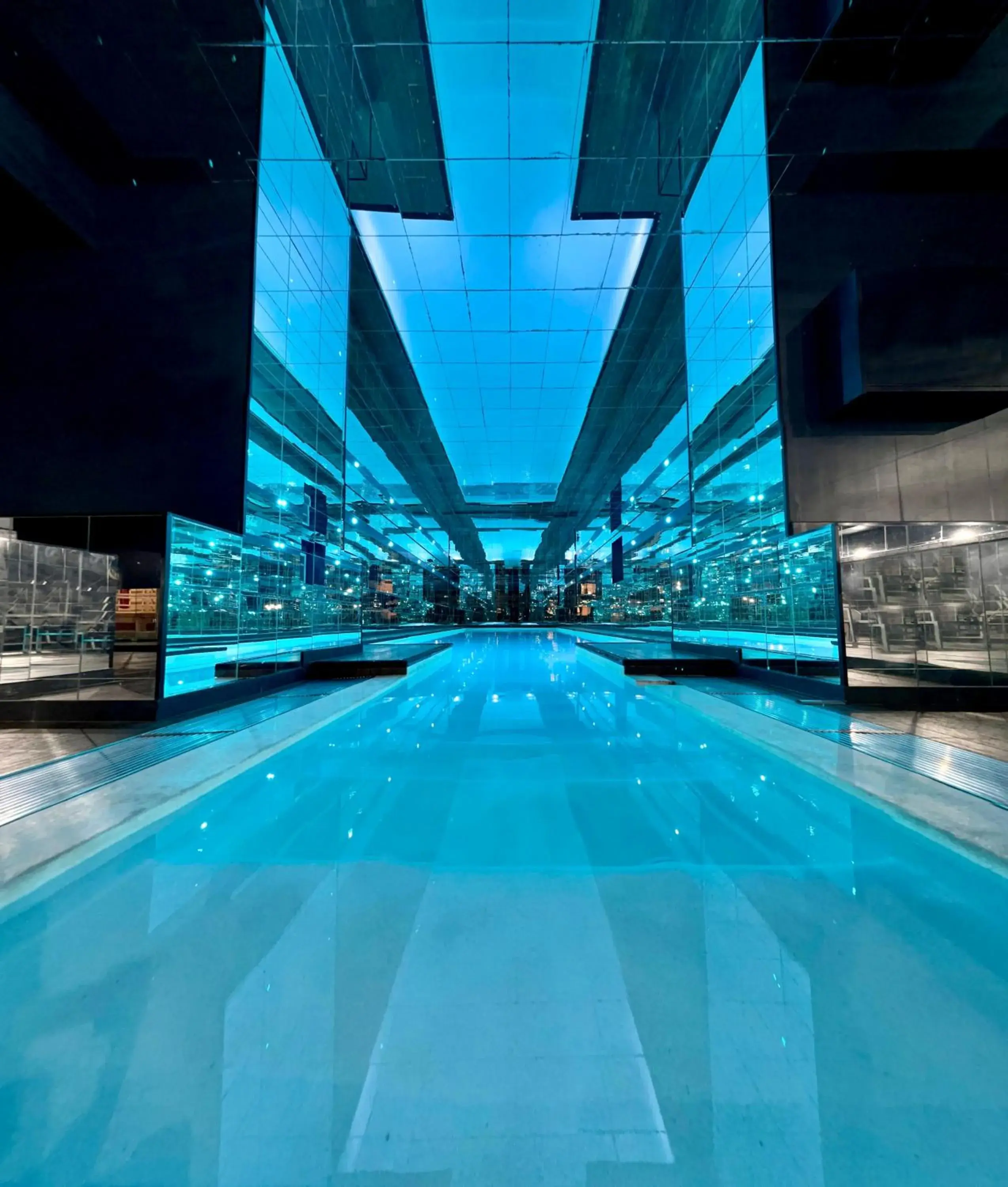 Swimming pool in Belfry & Spa by Ligne St Barth Swimming pool in Belfry & Spa by Ligne St Barth
