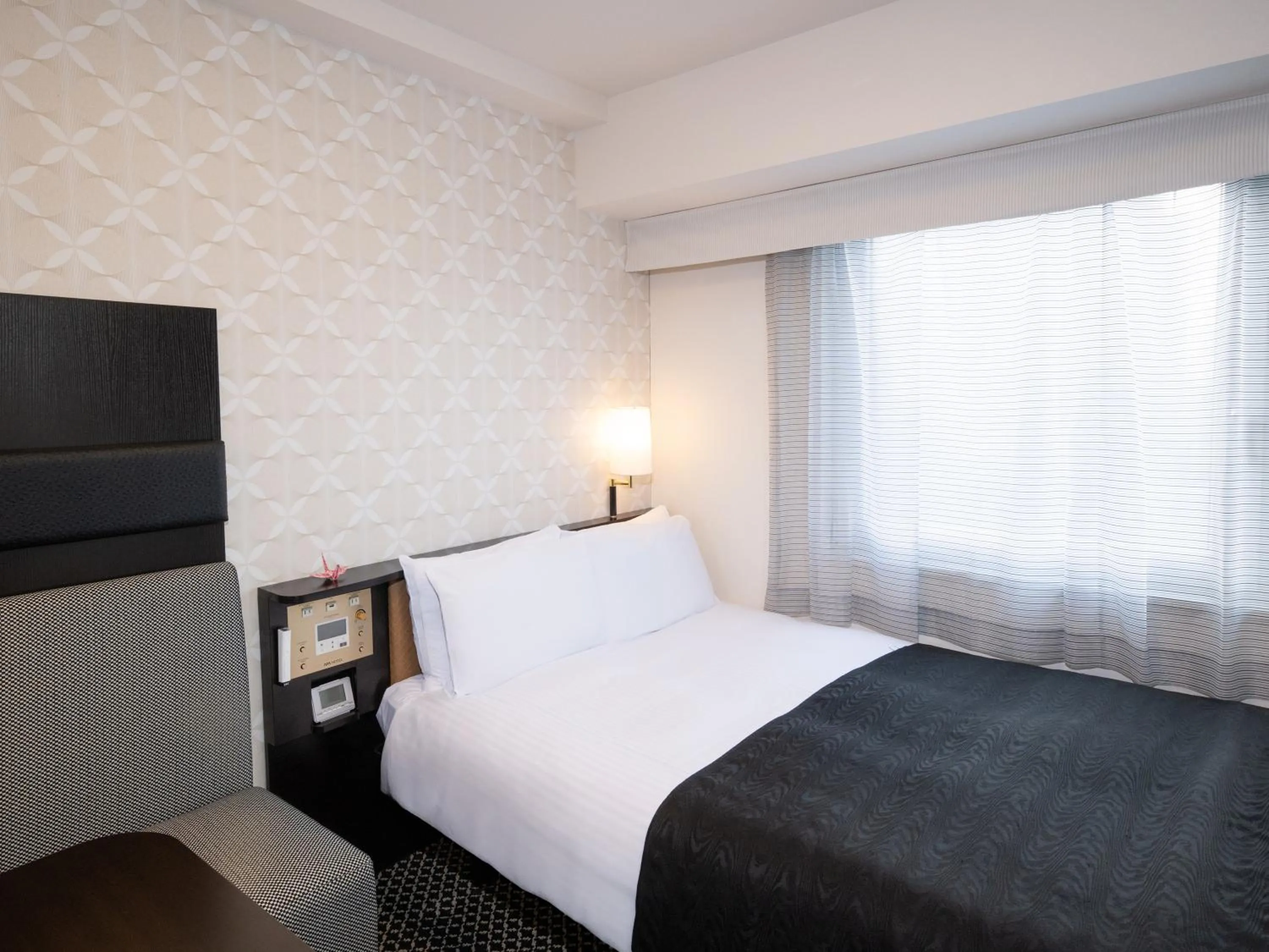 Bed in APA Hotel Higashi Shinjuku Kabukicho Higashi