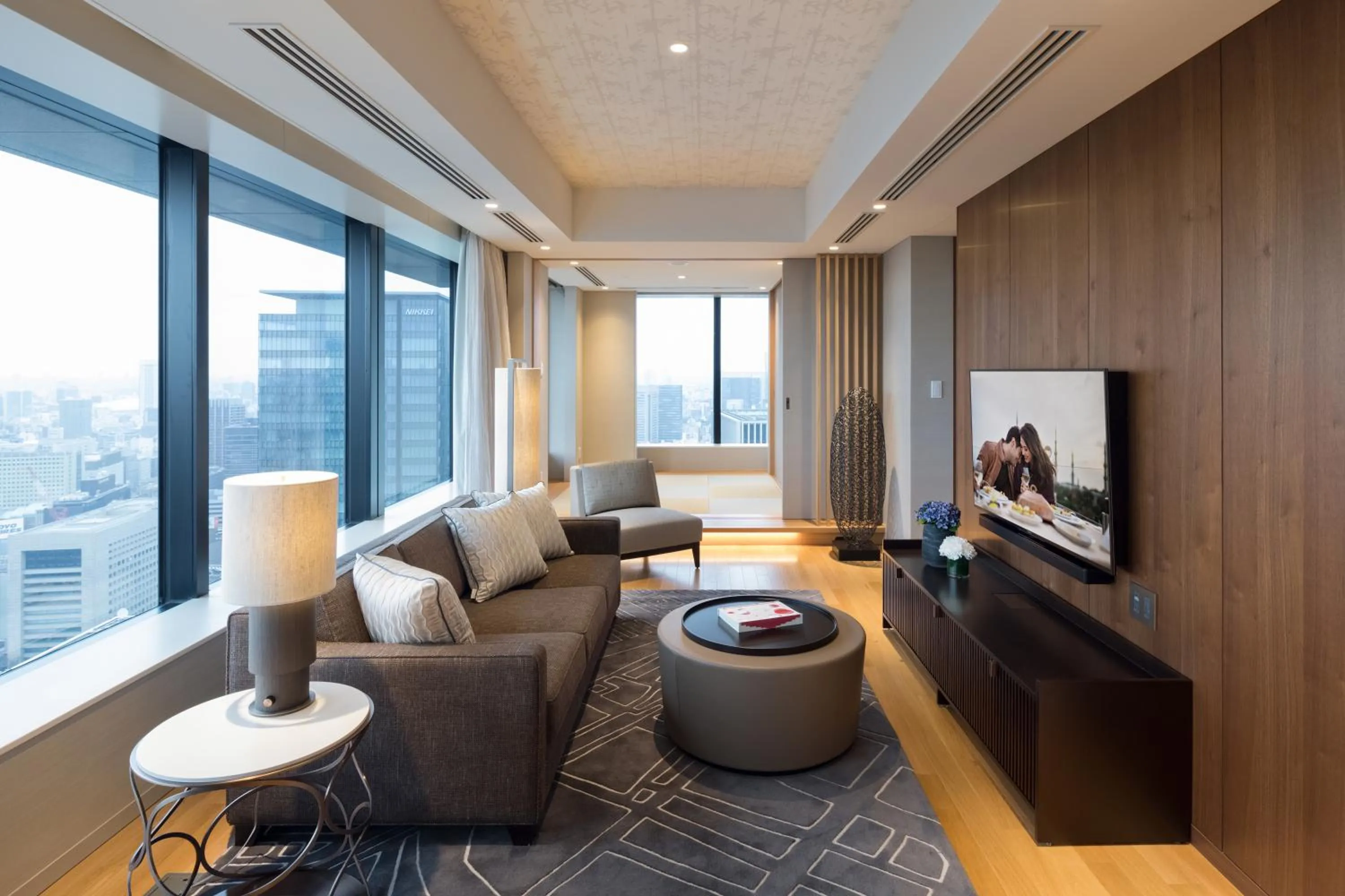Living room in Ascott Marunouchi Tokyo