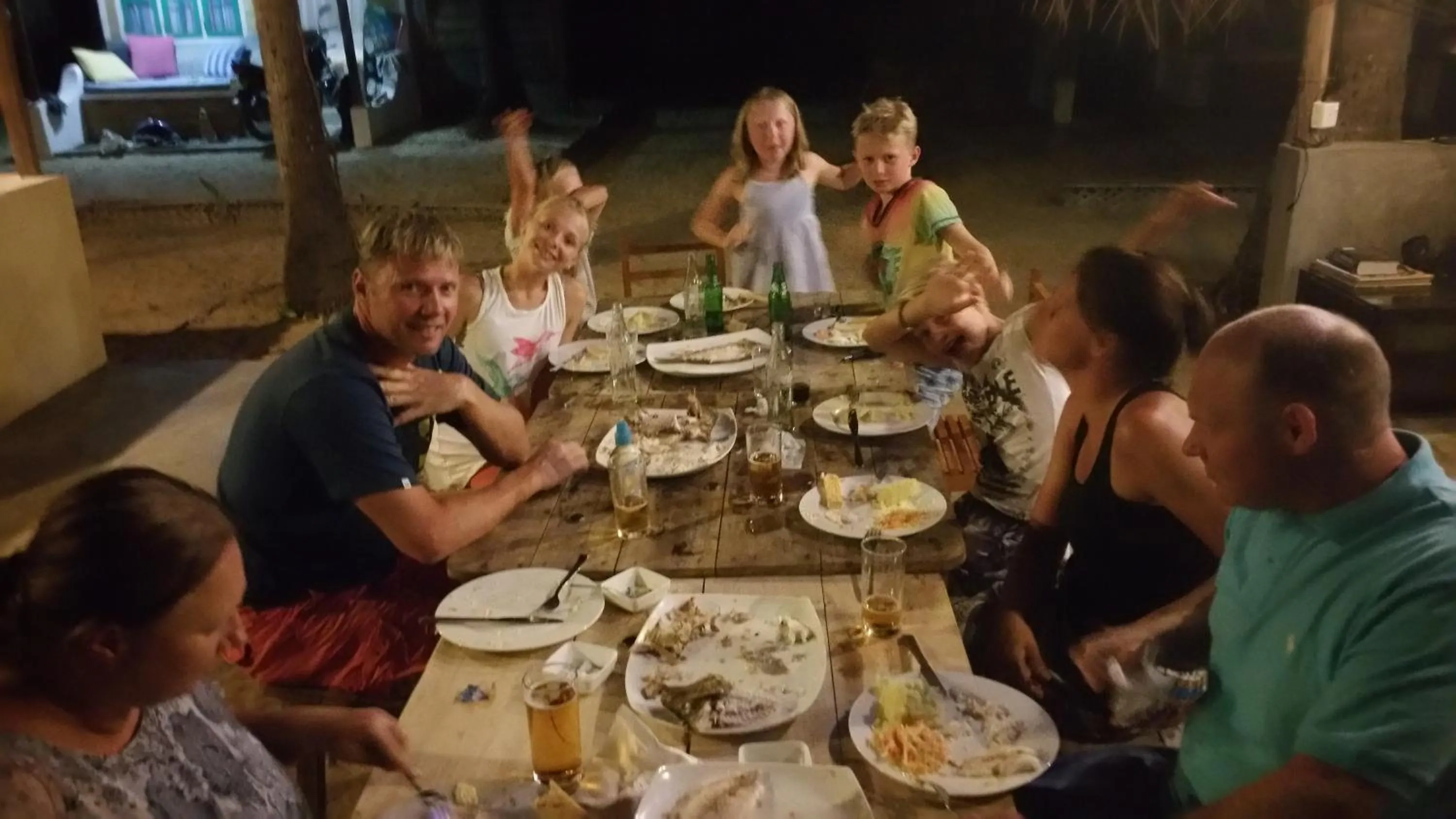 group of guests in Salt Bay Kite and Dive Resort