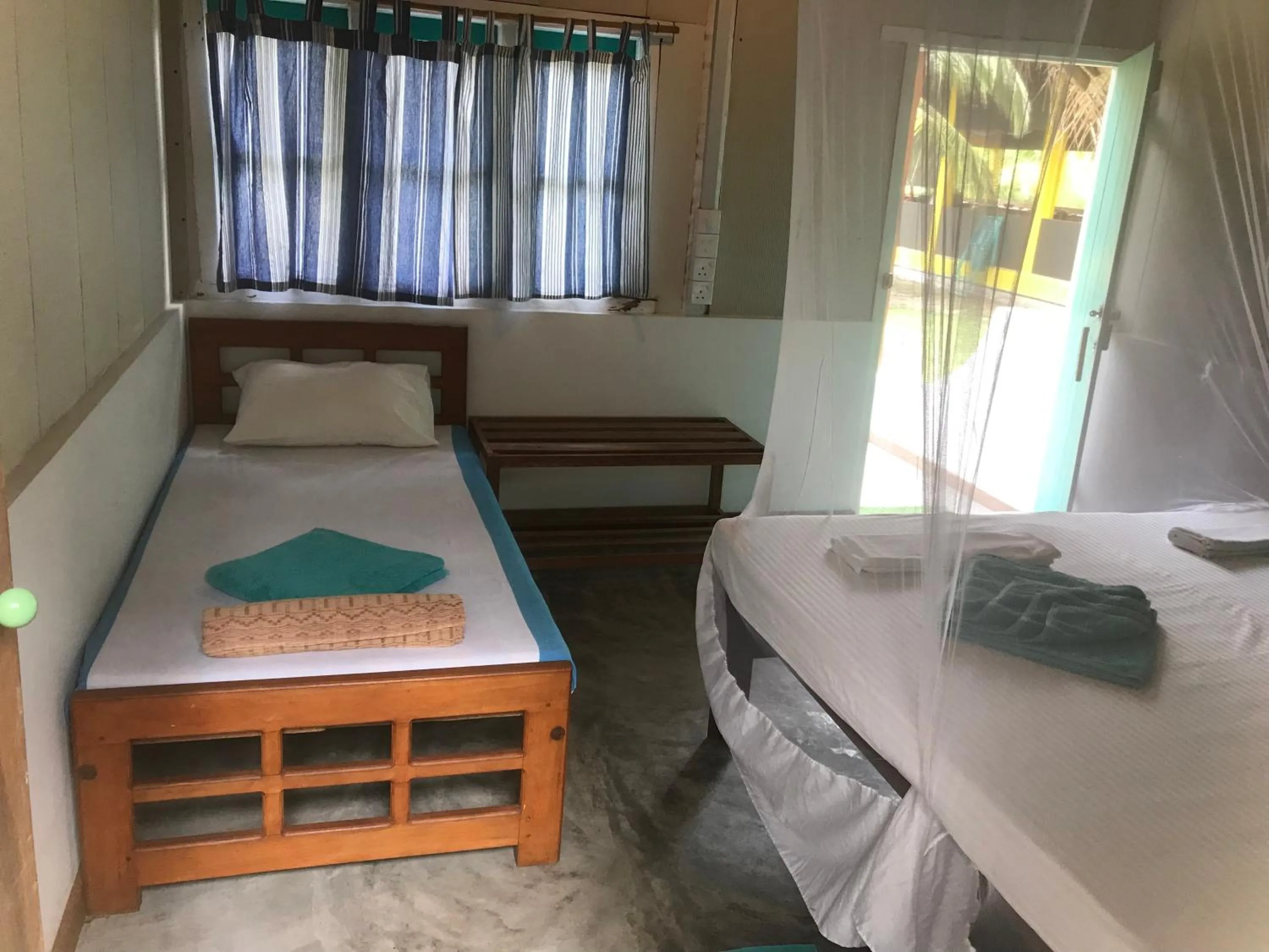 Bed in Salt Bay Kite and Dive Resort