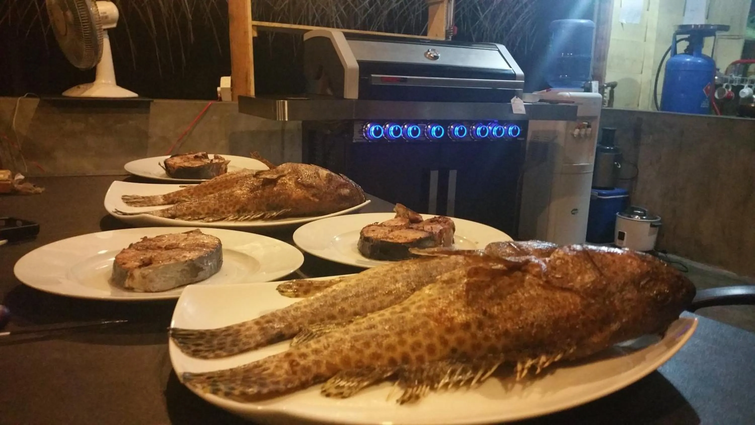 BBQ facilities in Salt Bay Kite and Dive Resort