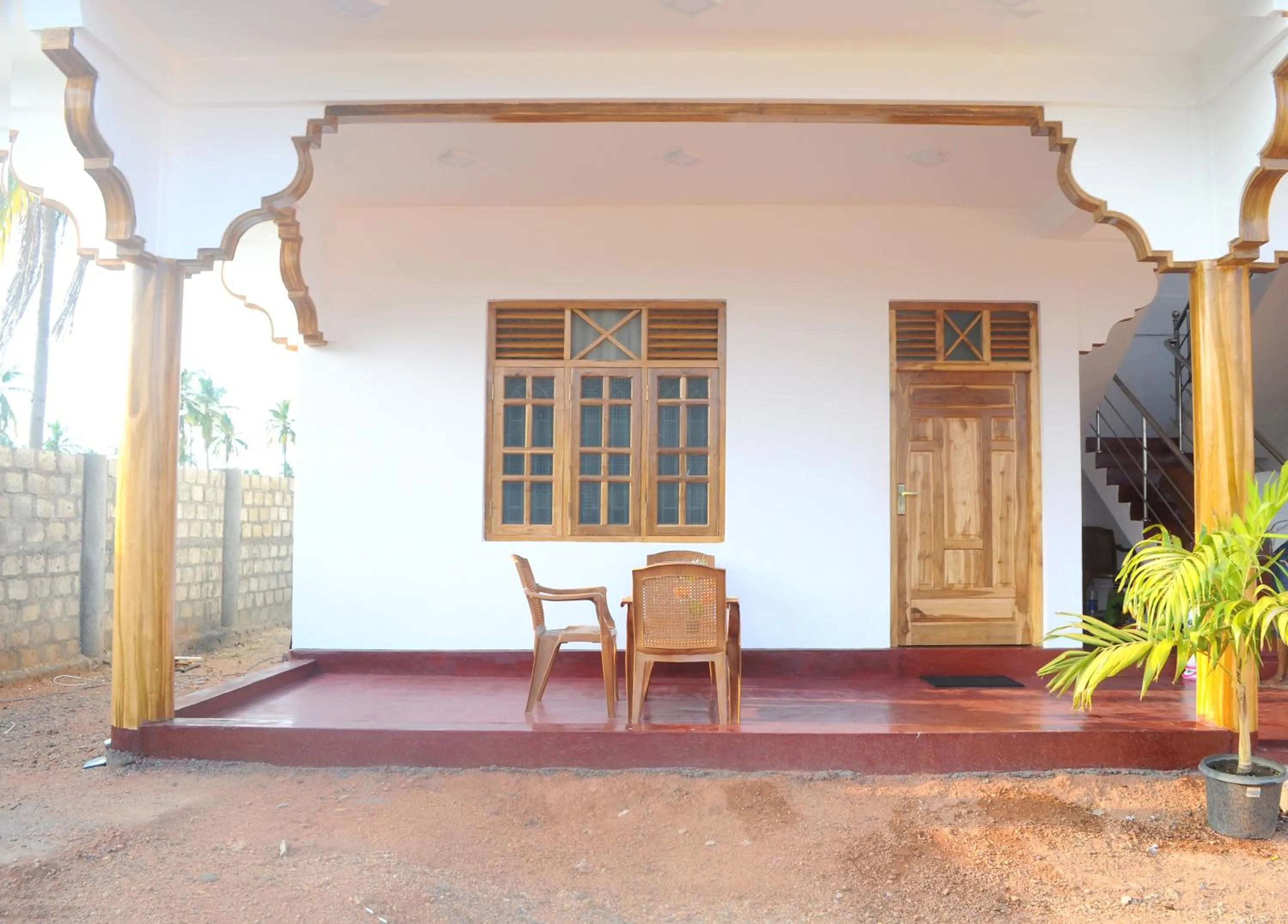 Patio in Nilaveli Star View Hotel