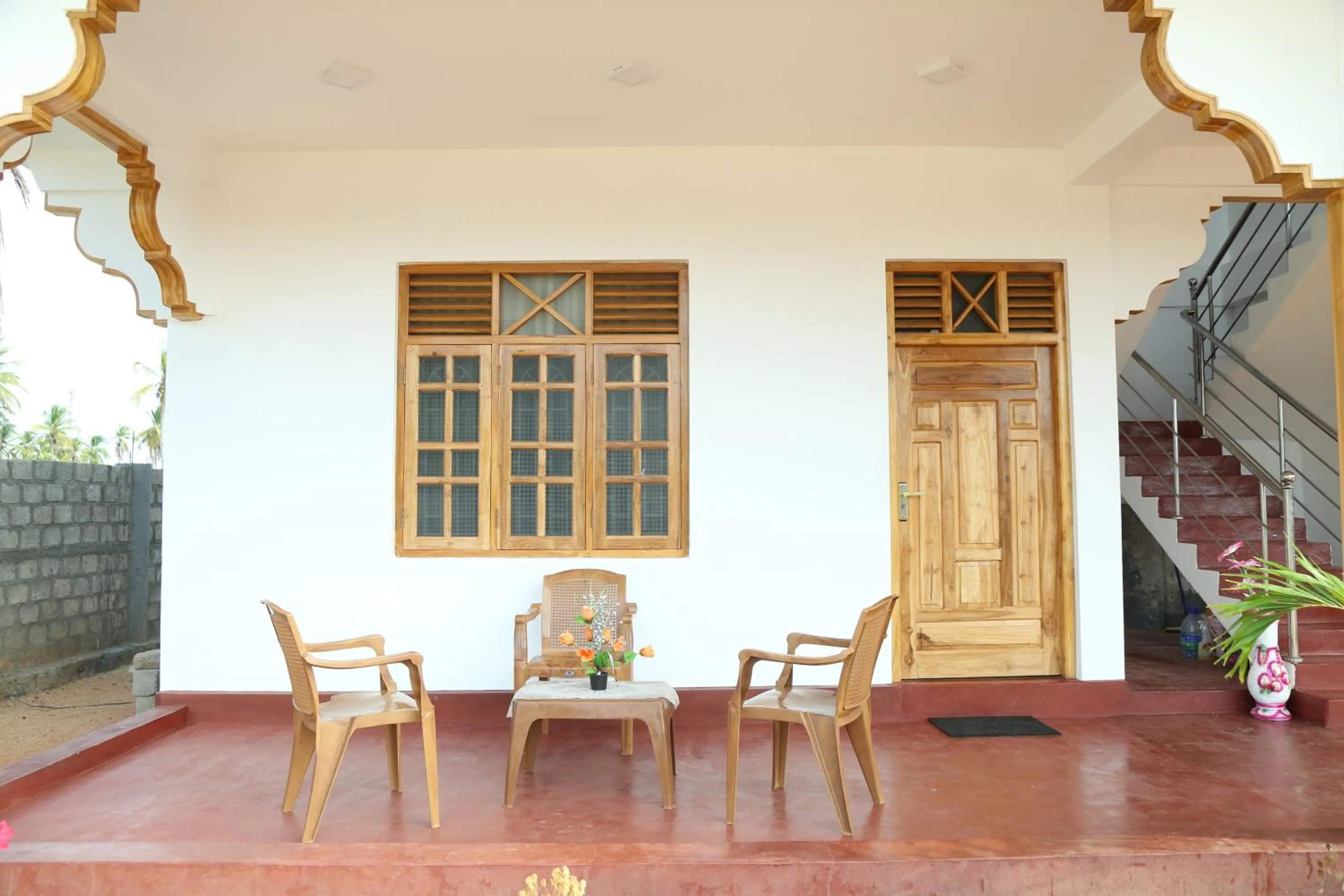 Patio in Nilaveli Star View Hotel