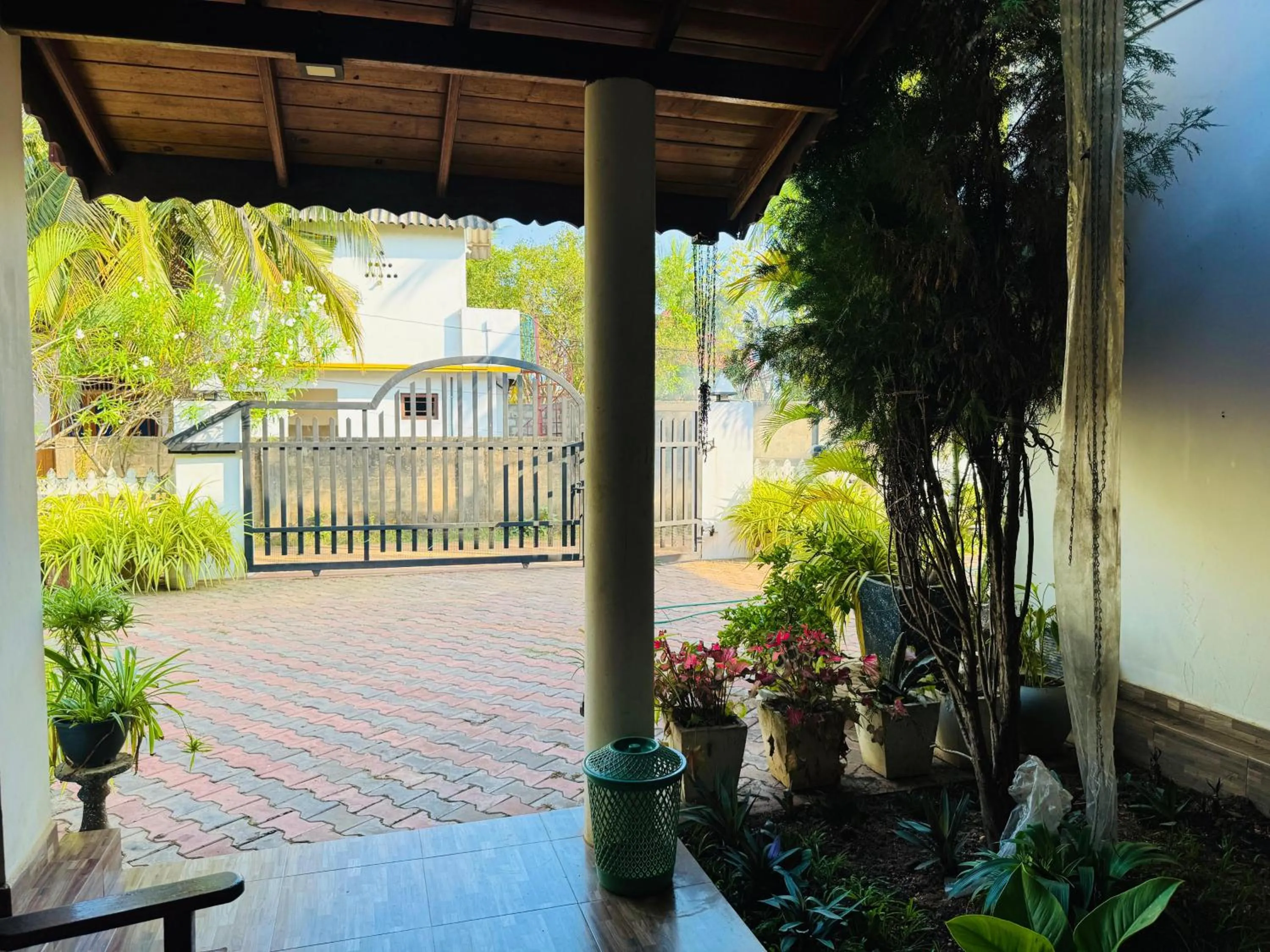 Garden view in Aa Inn