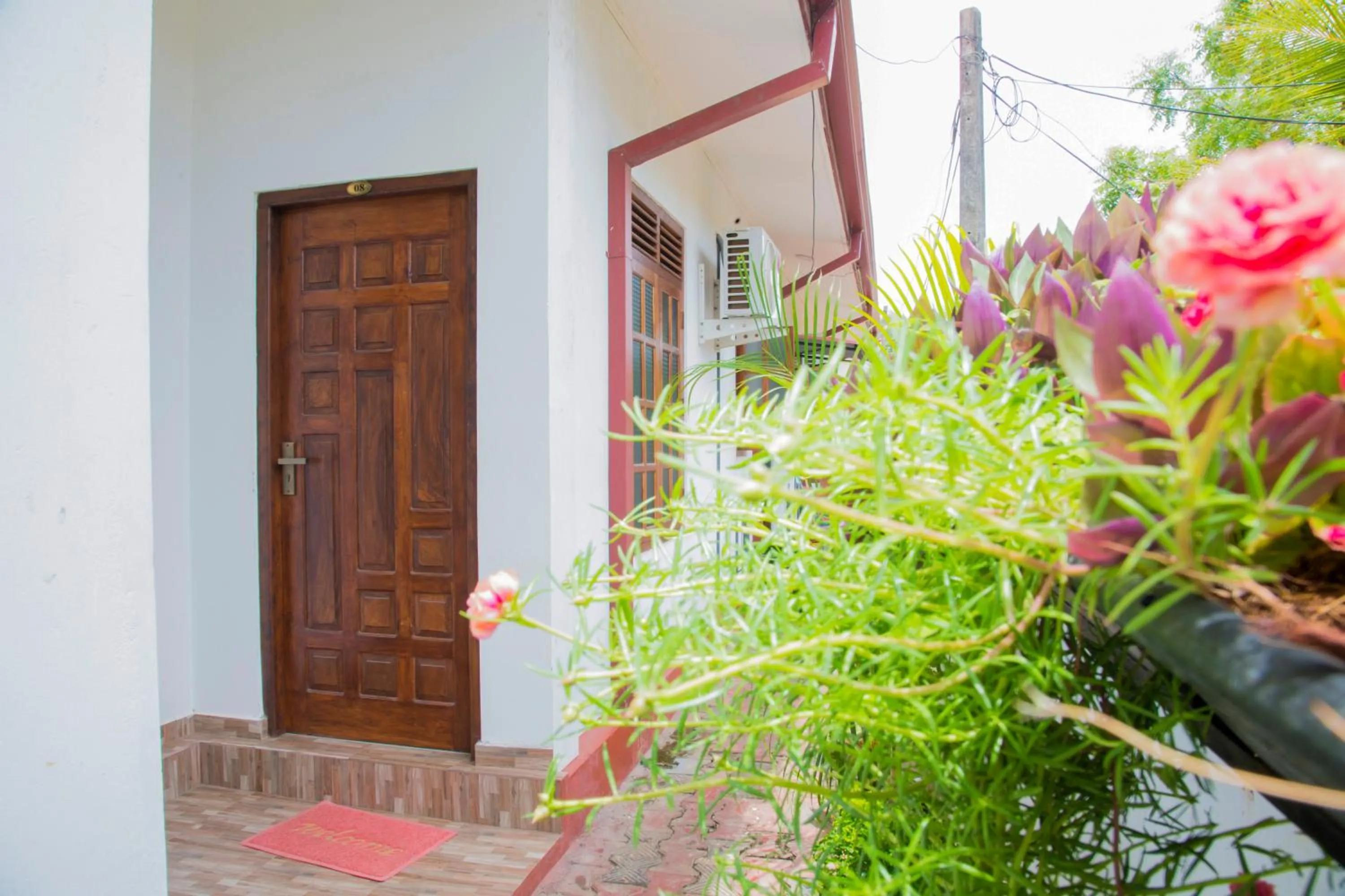 Garden view in Aa Inn