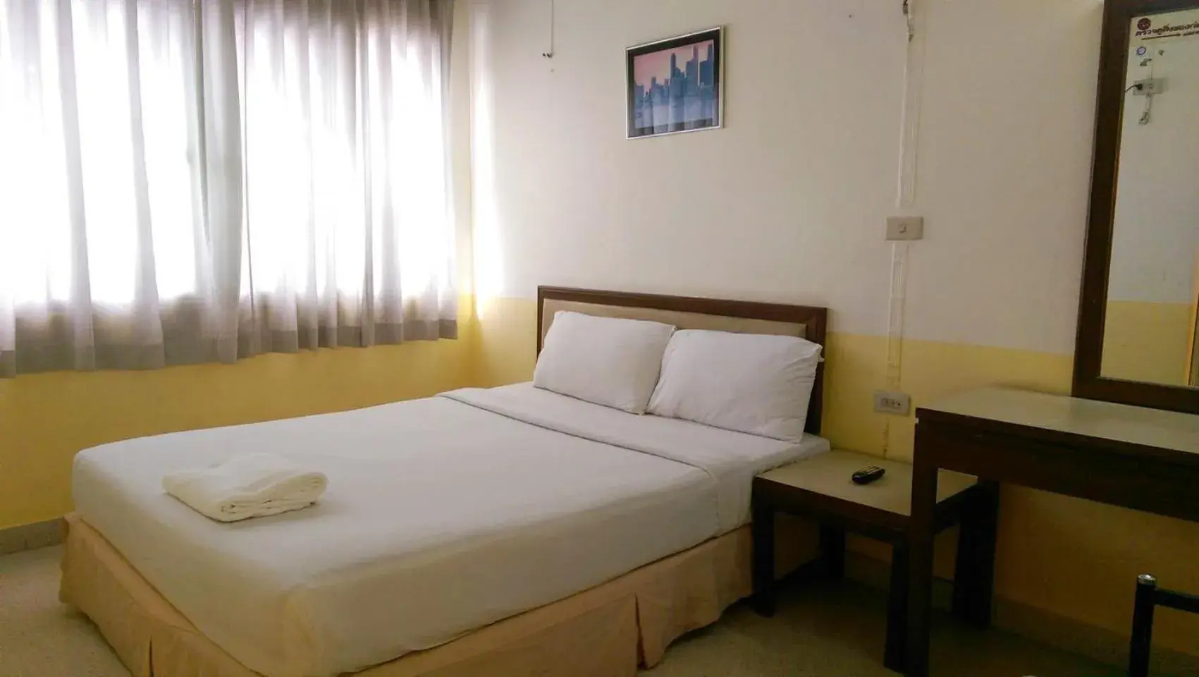 Bedroom, Bed in โรงแรมวัฒนาตรัง Bedroom, Bed in โรงแรมวัฒนาตรัง