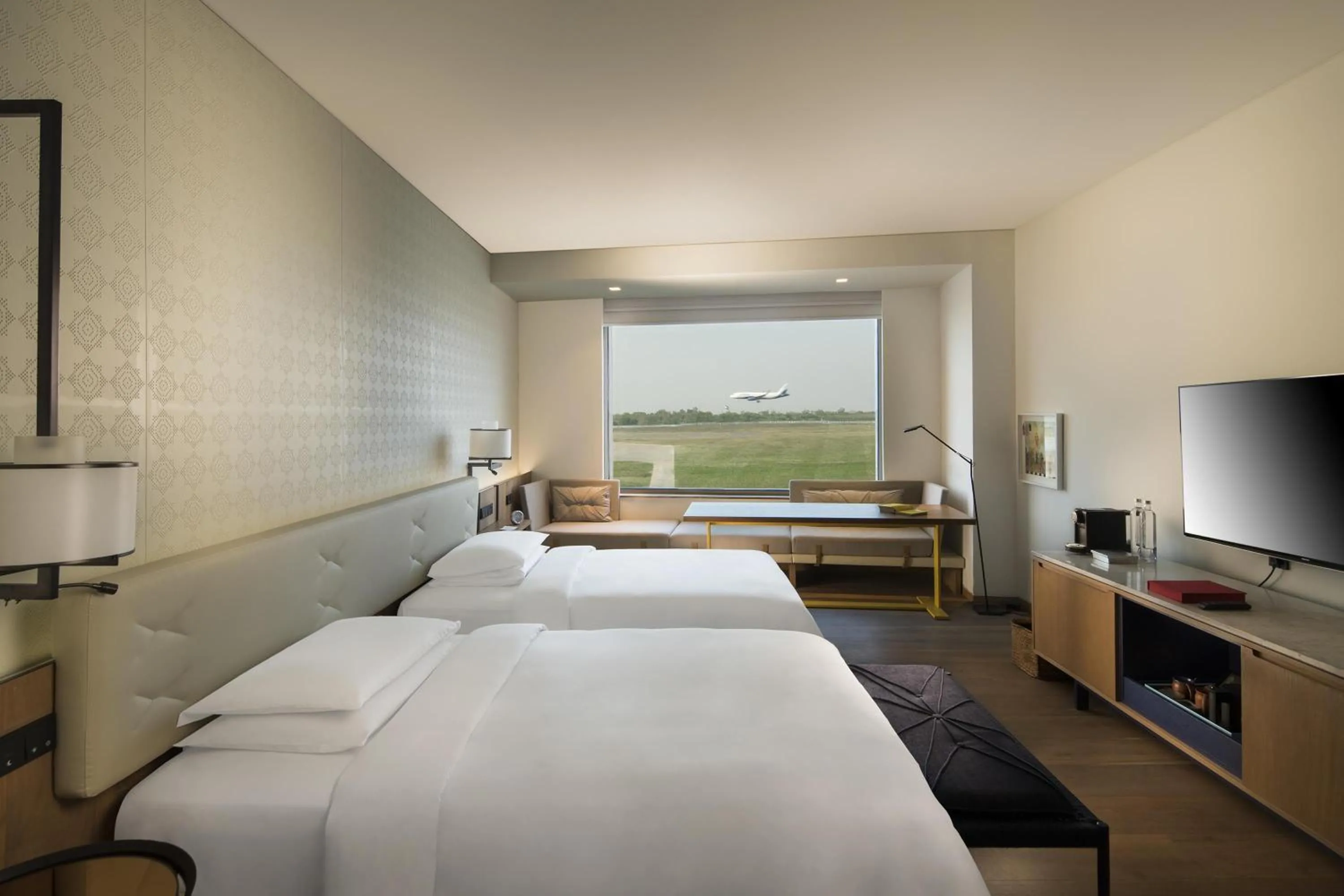 Photo of the whole room, Bed in Andaz Delhi, by Hyatt