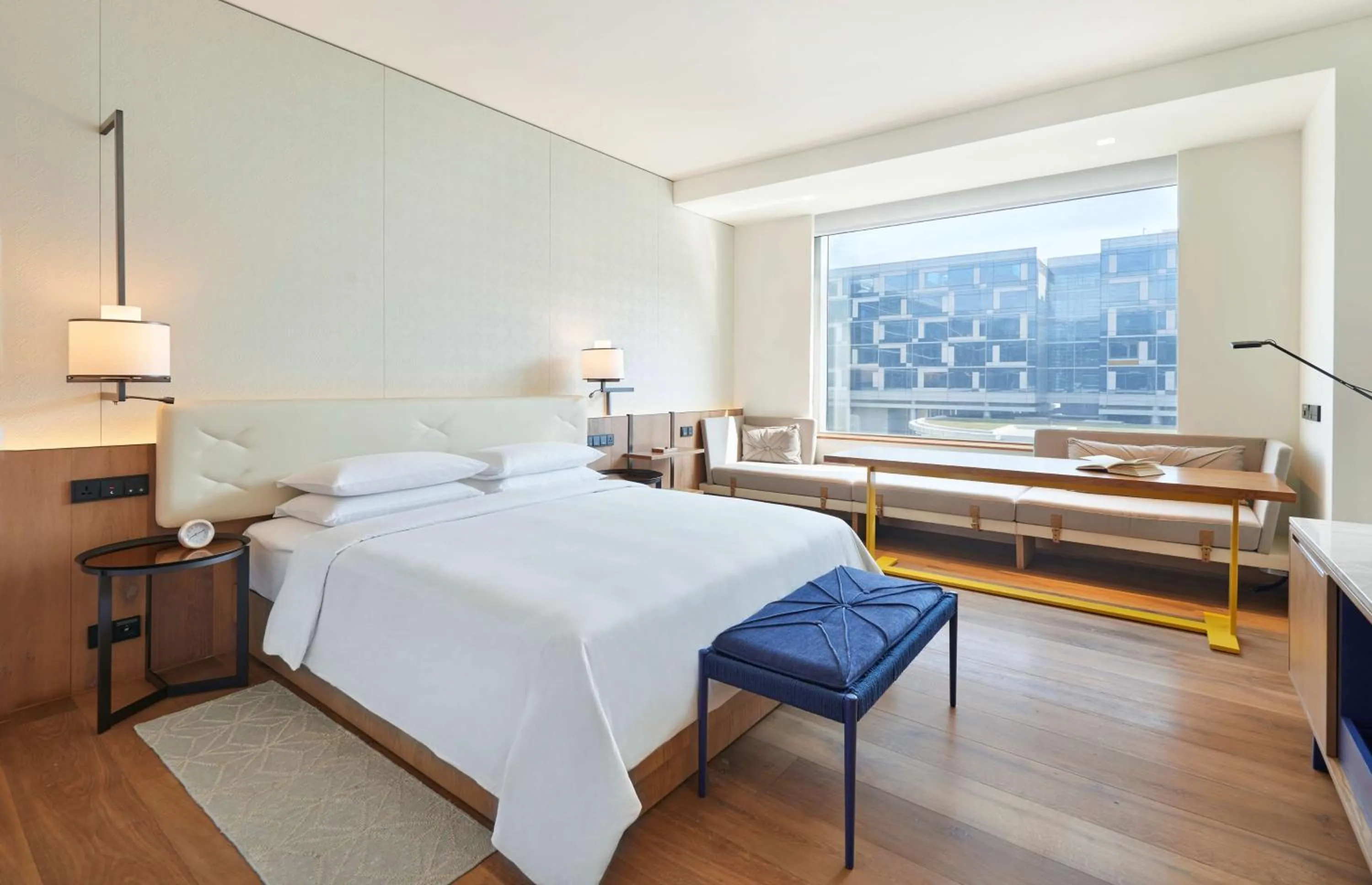 Photo of the whole room, Bed in Andaz Delhi, by Hyatt