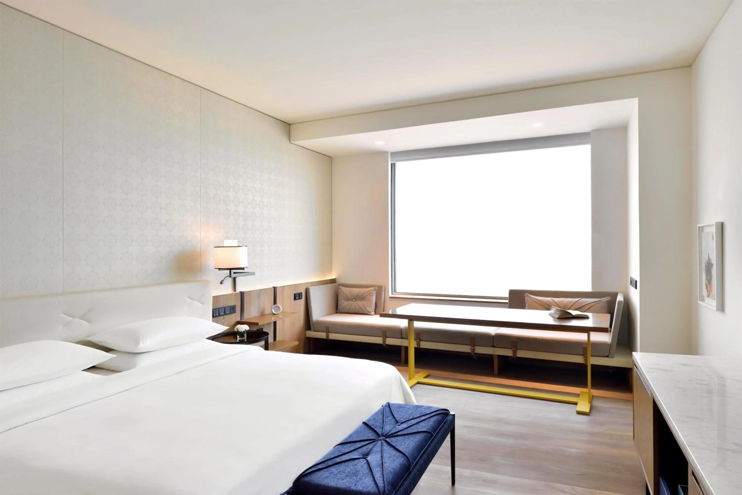 Bedroom, Bed in Andaz Delhi, by Hyatt