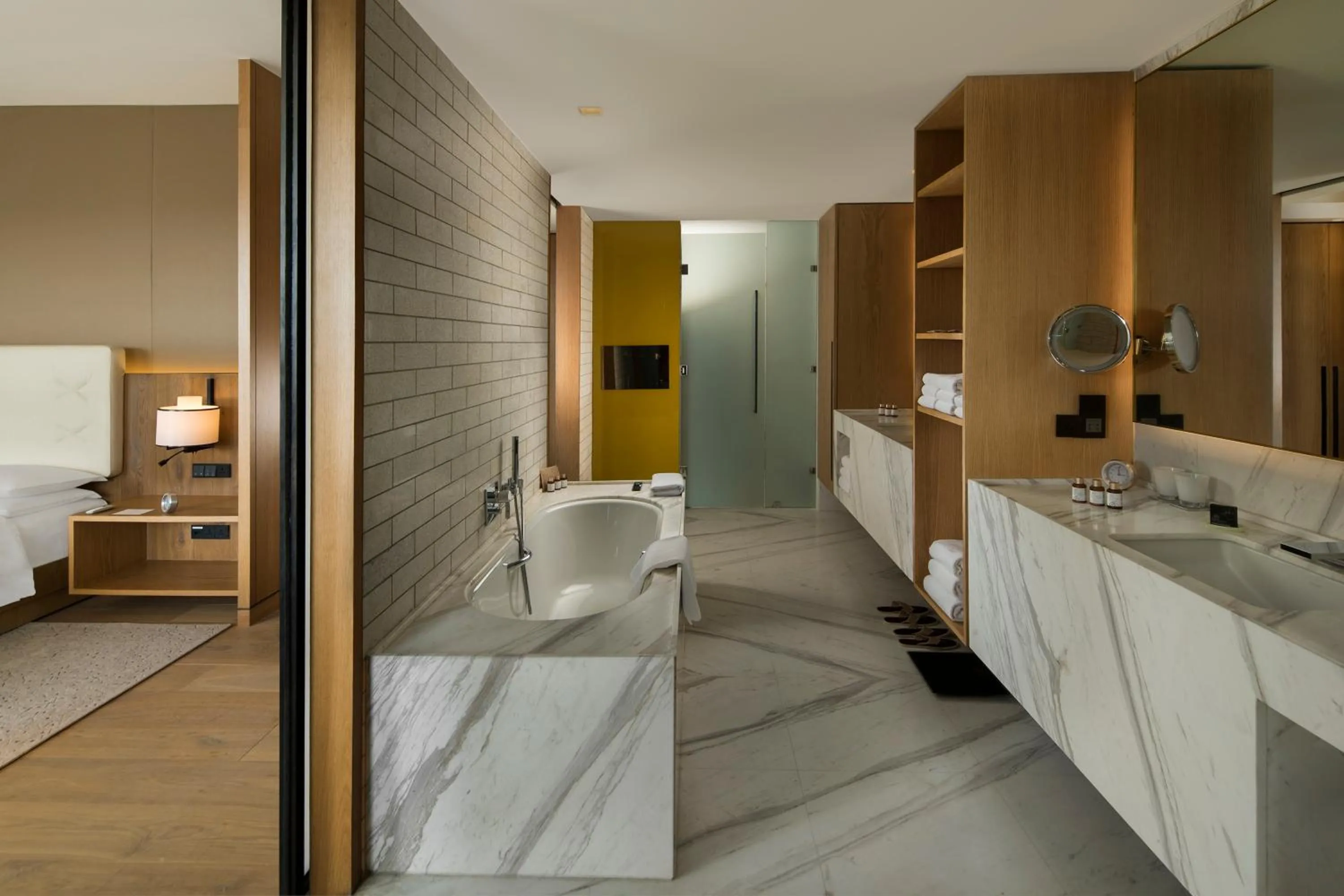 Bathroom in Andaz Delhi, by Hyatt