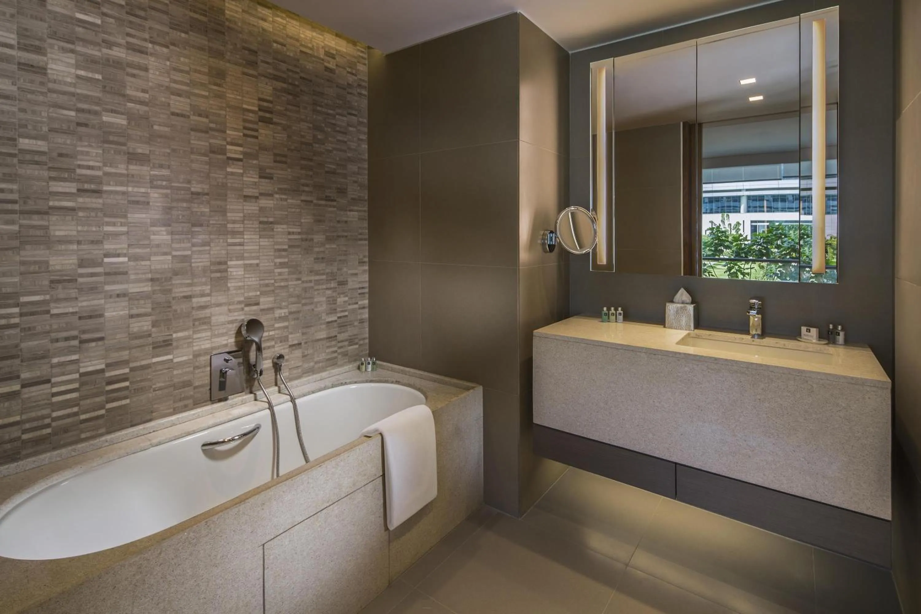 Bathroom in Andaz Delhi, by Hyatt