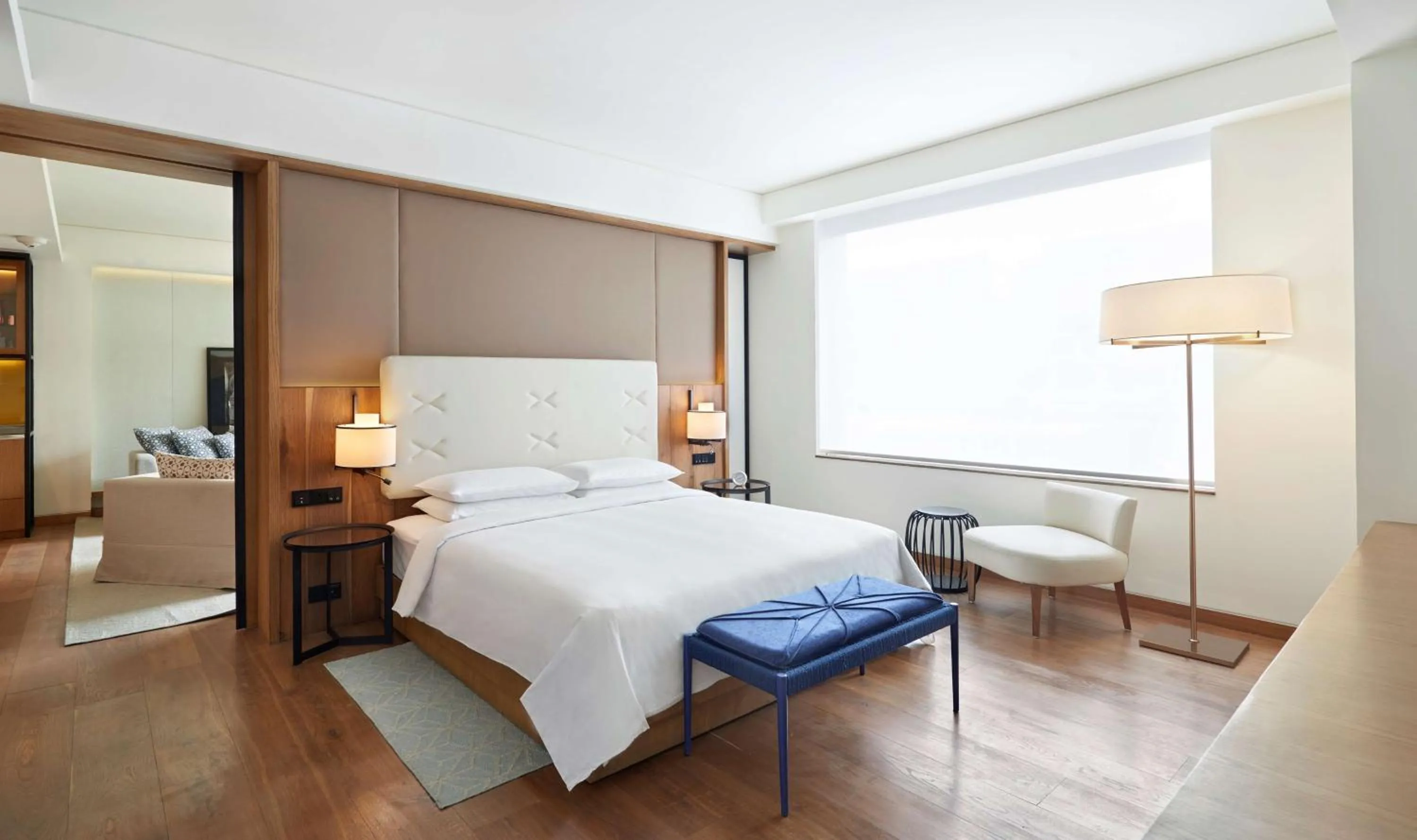 Photo of the whole room, Bed in Andaz Delhi, by Hyatt