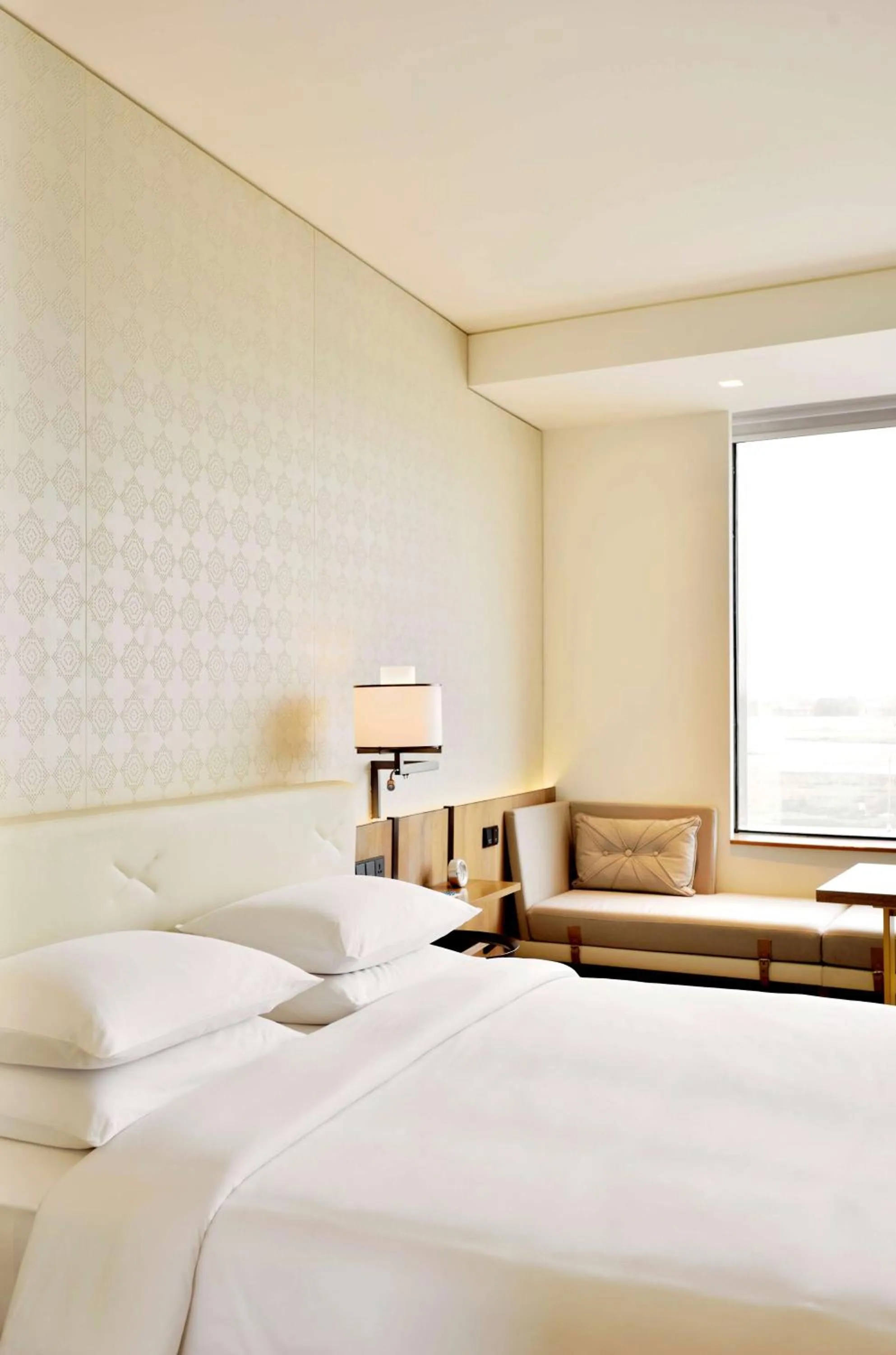 Property building, Bed in Andaz Delhi, by Hyatt