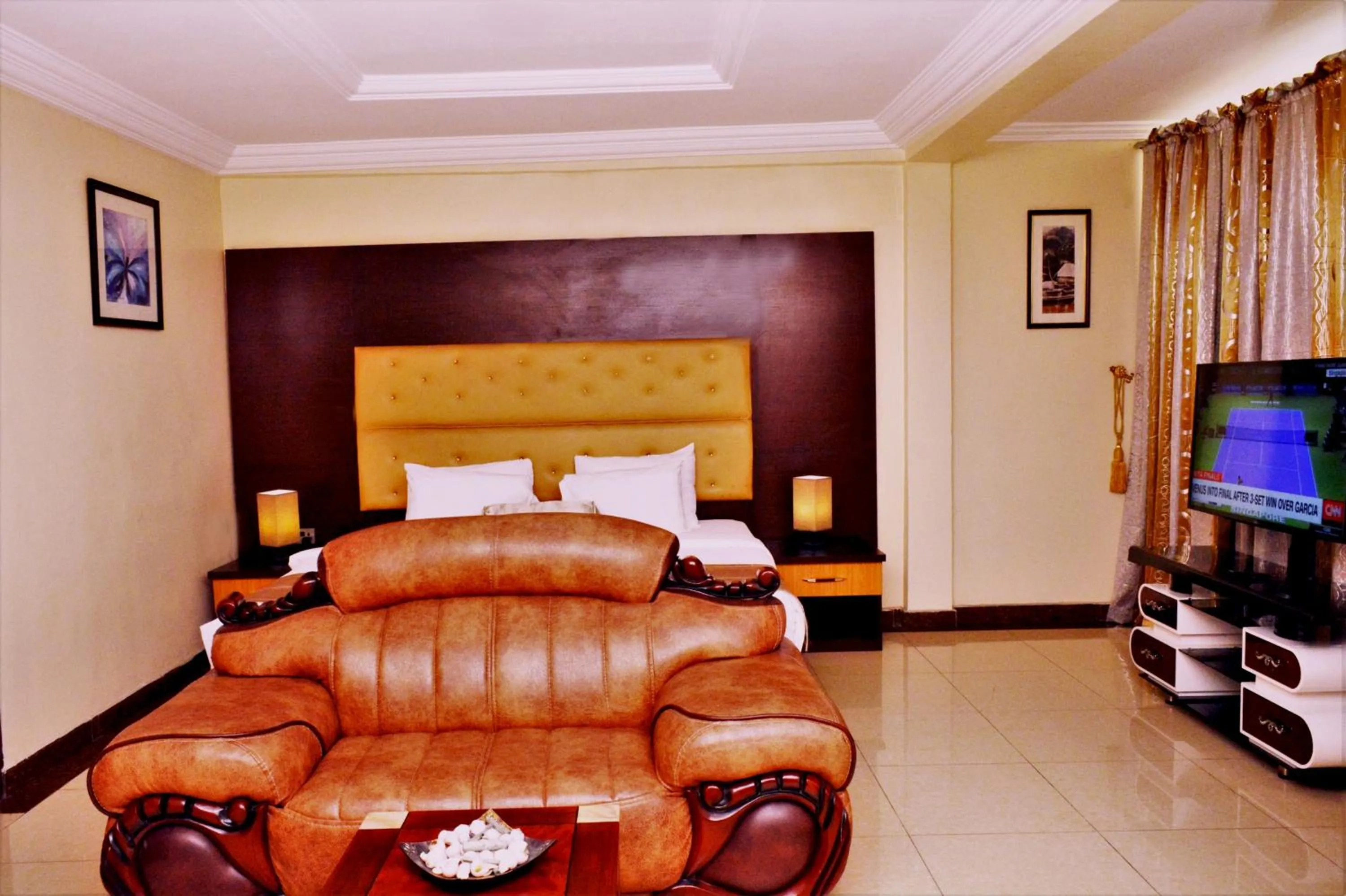 Bed in Sweet Spirit Hotel and Suites Danag - Port Harcourt