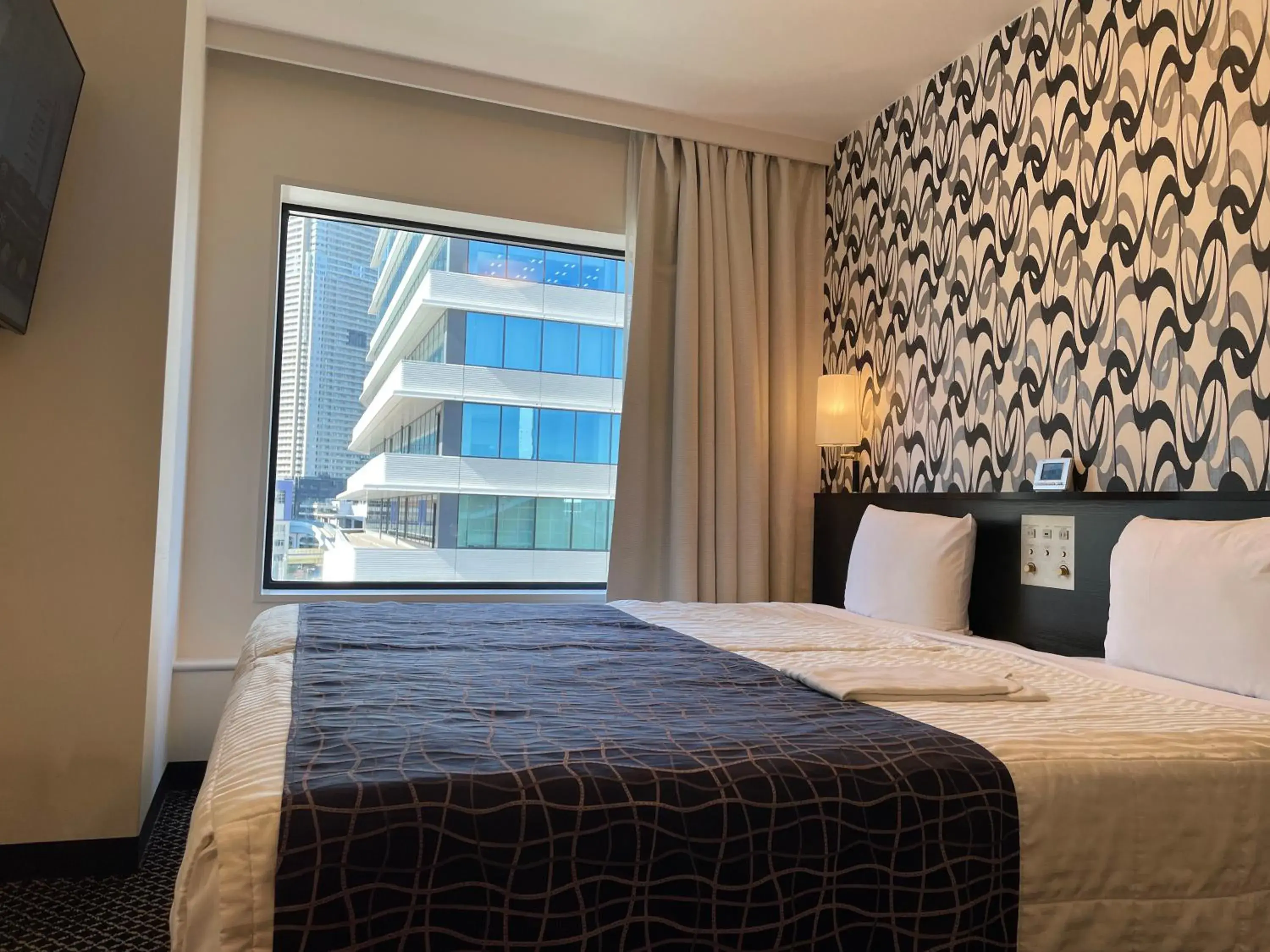 Bed in Bayside Hotel Azur Takeshiba Bed in Bayside Hotel Azur Takeshiba