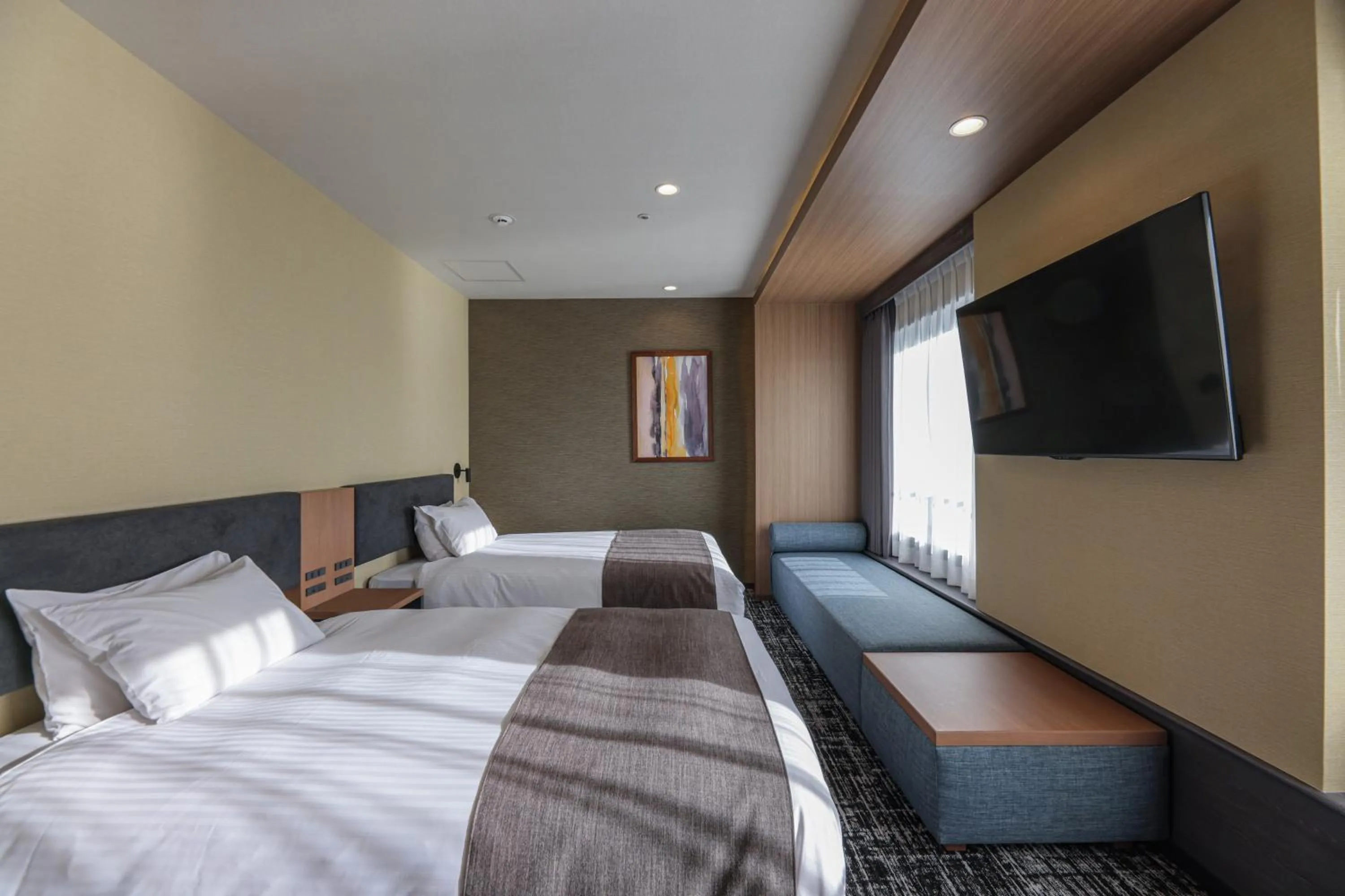 Bed in Bayside Hotel Azur Takeshiba