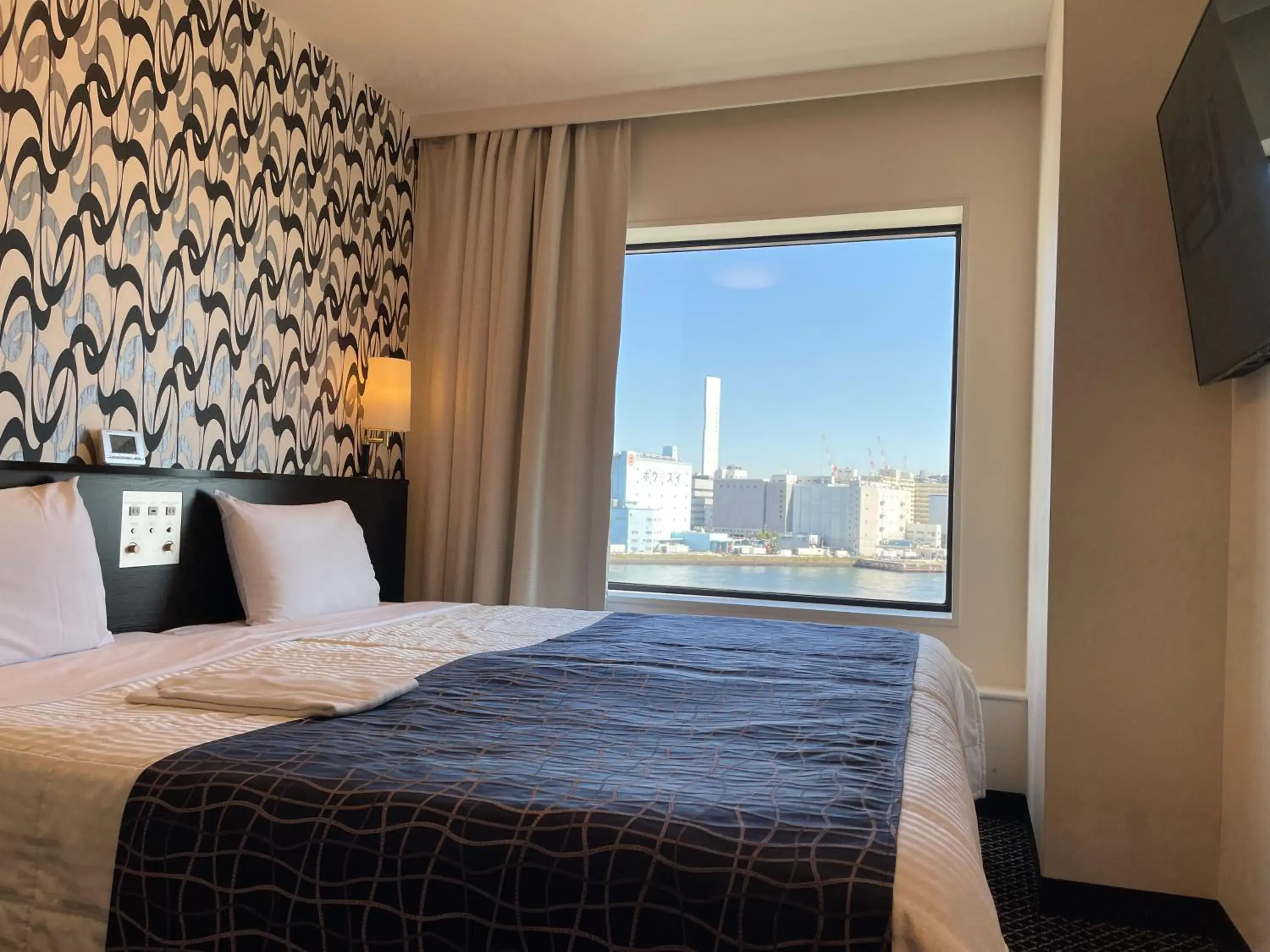 Bed in Bayside Hotel Azur Takeshiba Bed in Bayside Hotel Azur Takeshiba