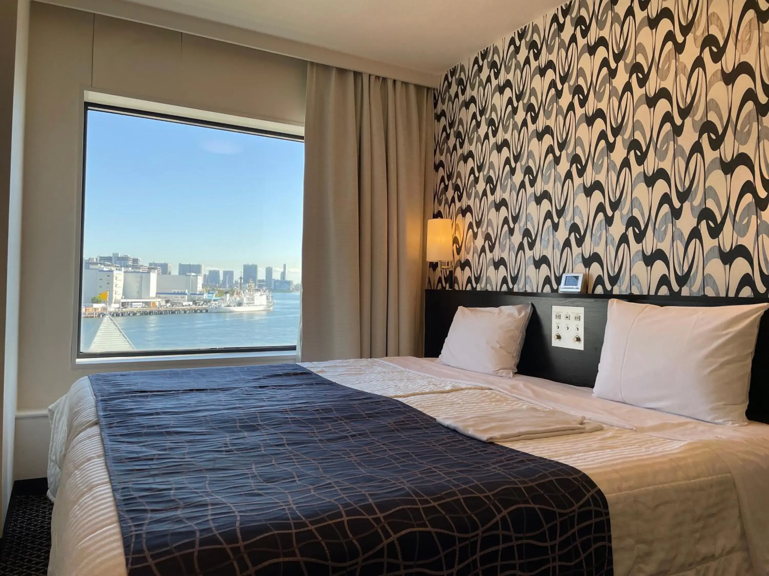 Bed in Bayside Hotel Azur Takeshiba Bed in Bayside Hotel Azur Takeshiba