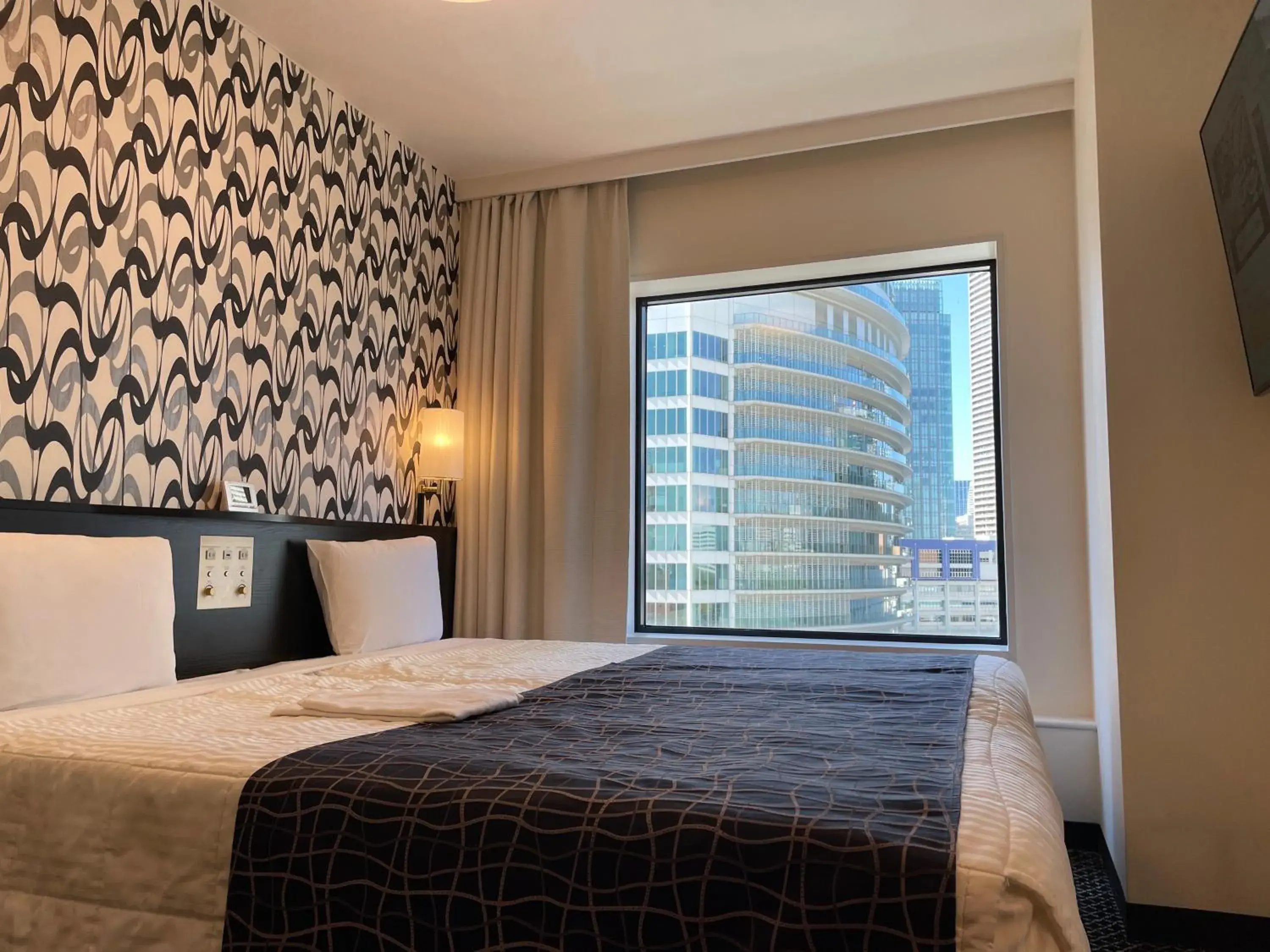 Bed in Bayside Hotel Azur Takeshiba Bed in Bayside Hotel Azur Takeshiba