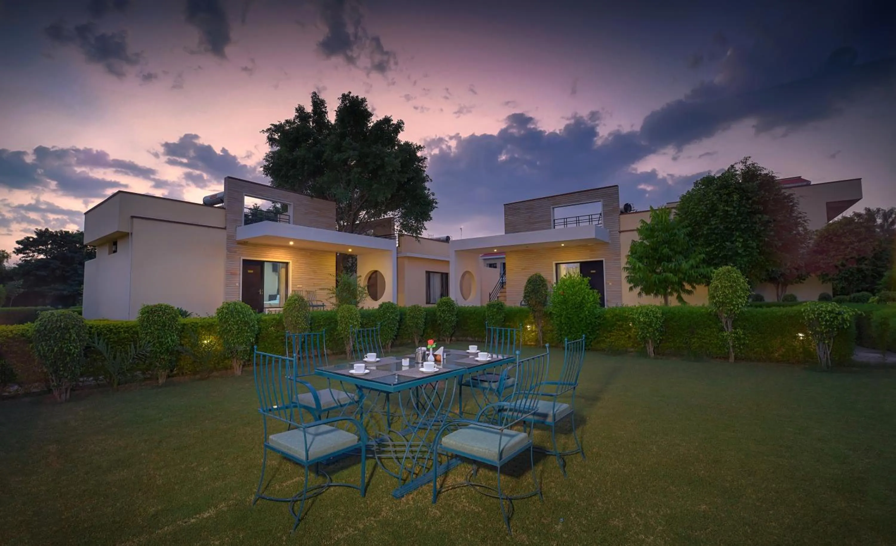 Seating area in Jungle Vilas