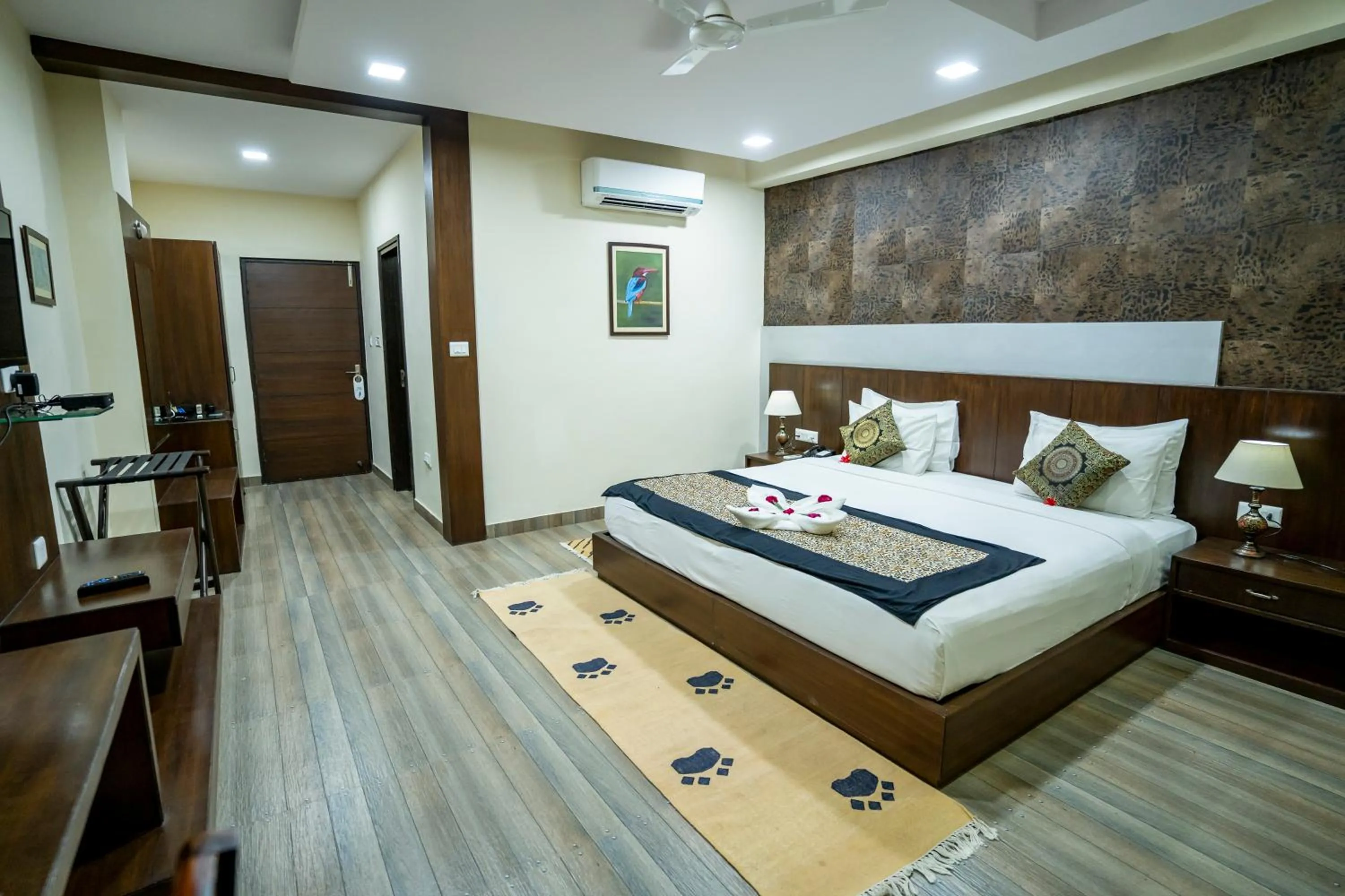 View (from property/room), Bed in Jungle Vilas