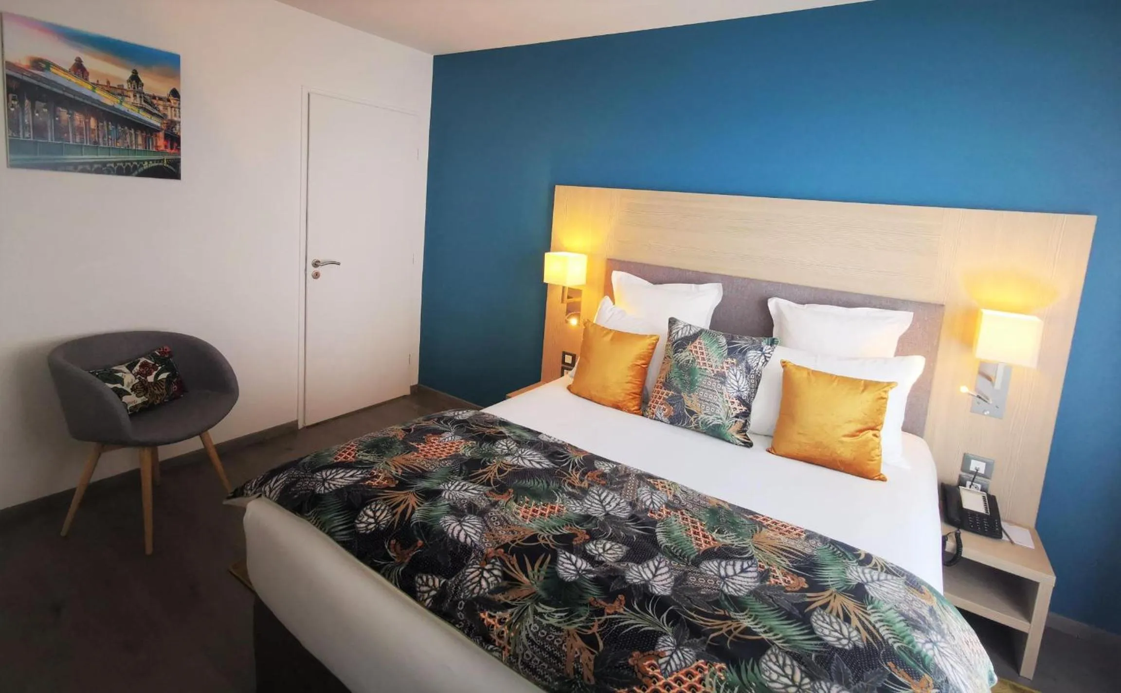 Bedroom, Bed in Residhome Asnieres Park