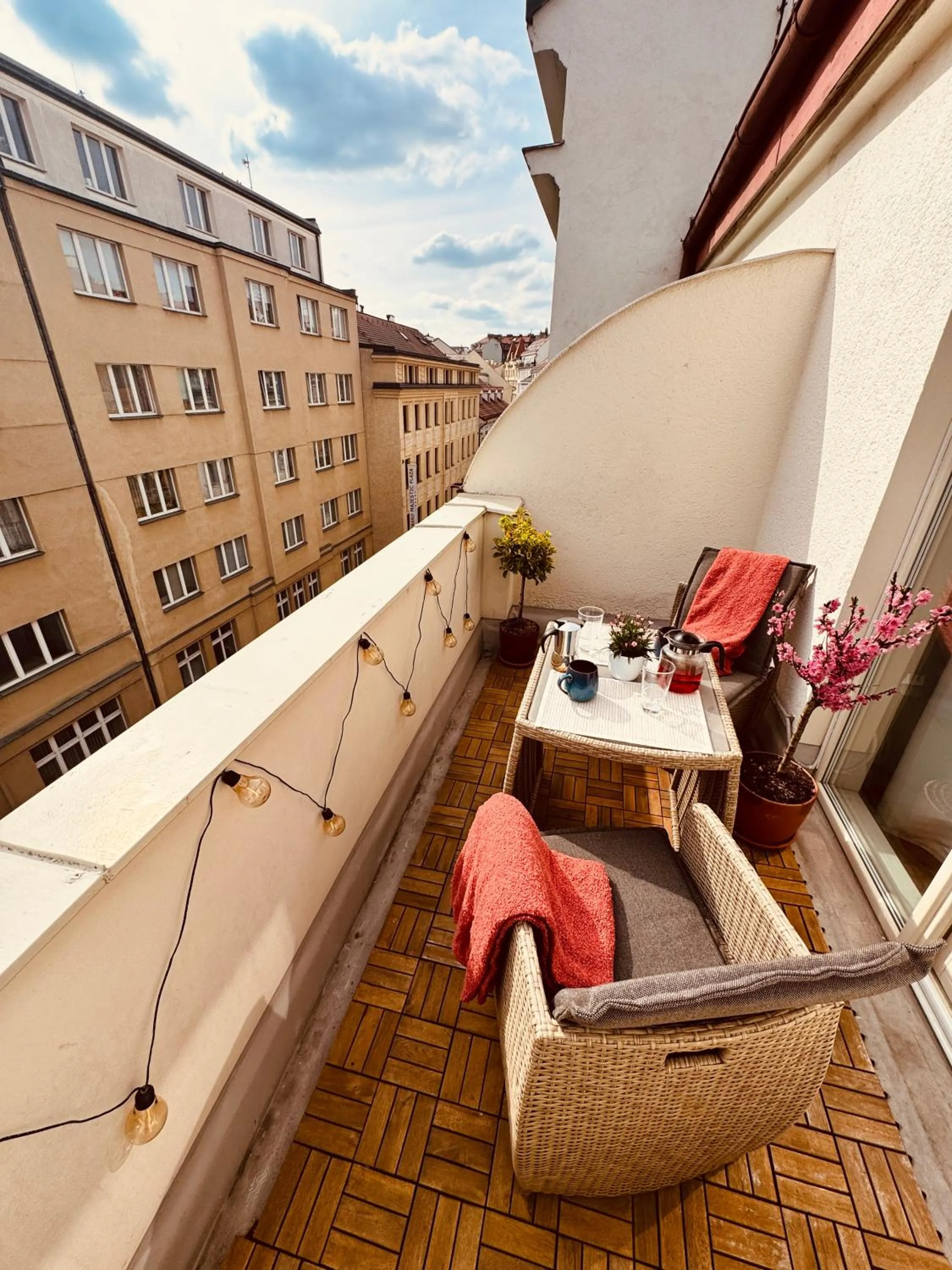 Private Terrace in Heart of Prague