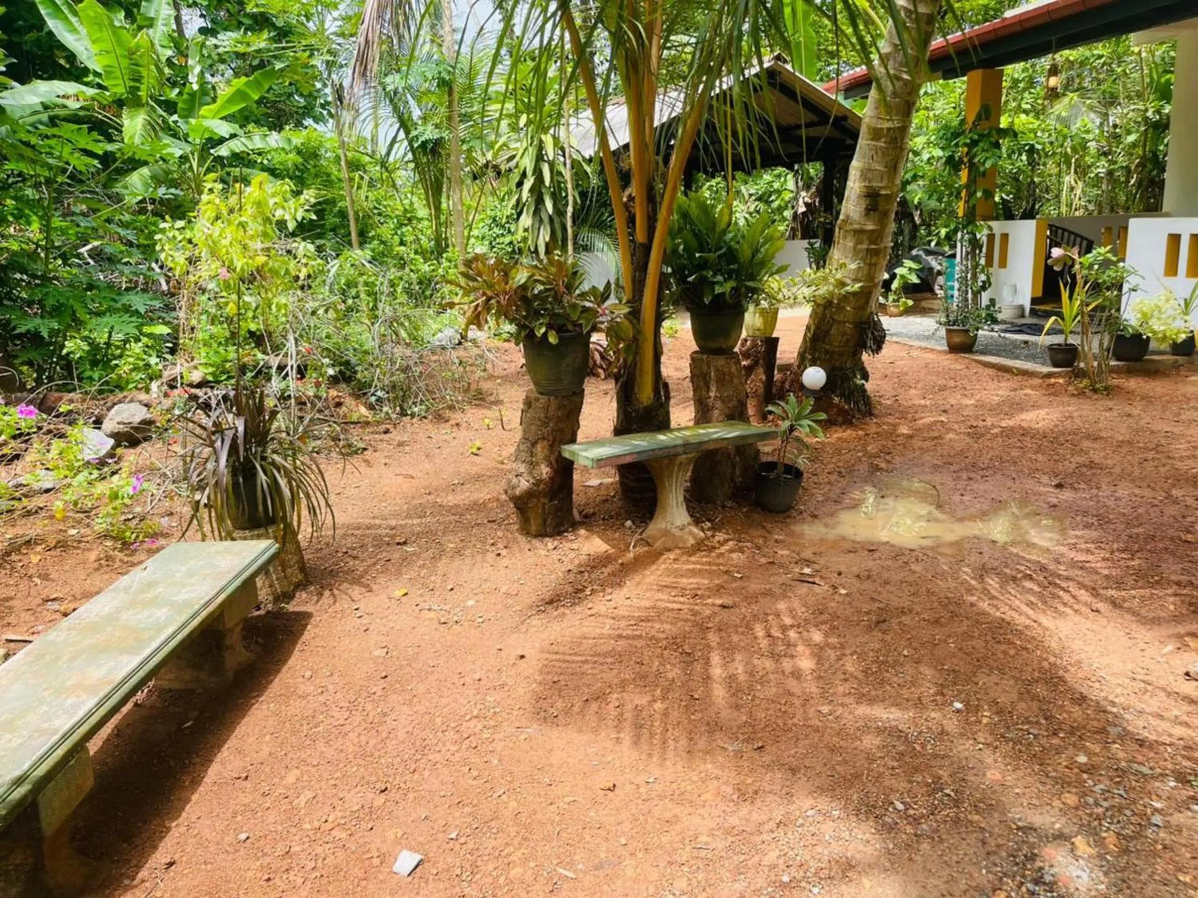 Garden view in New Jaya Villa