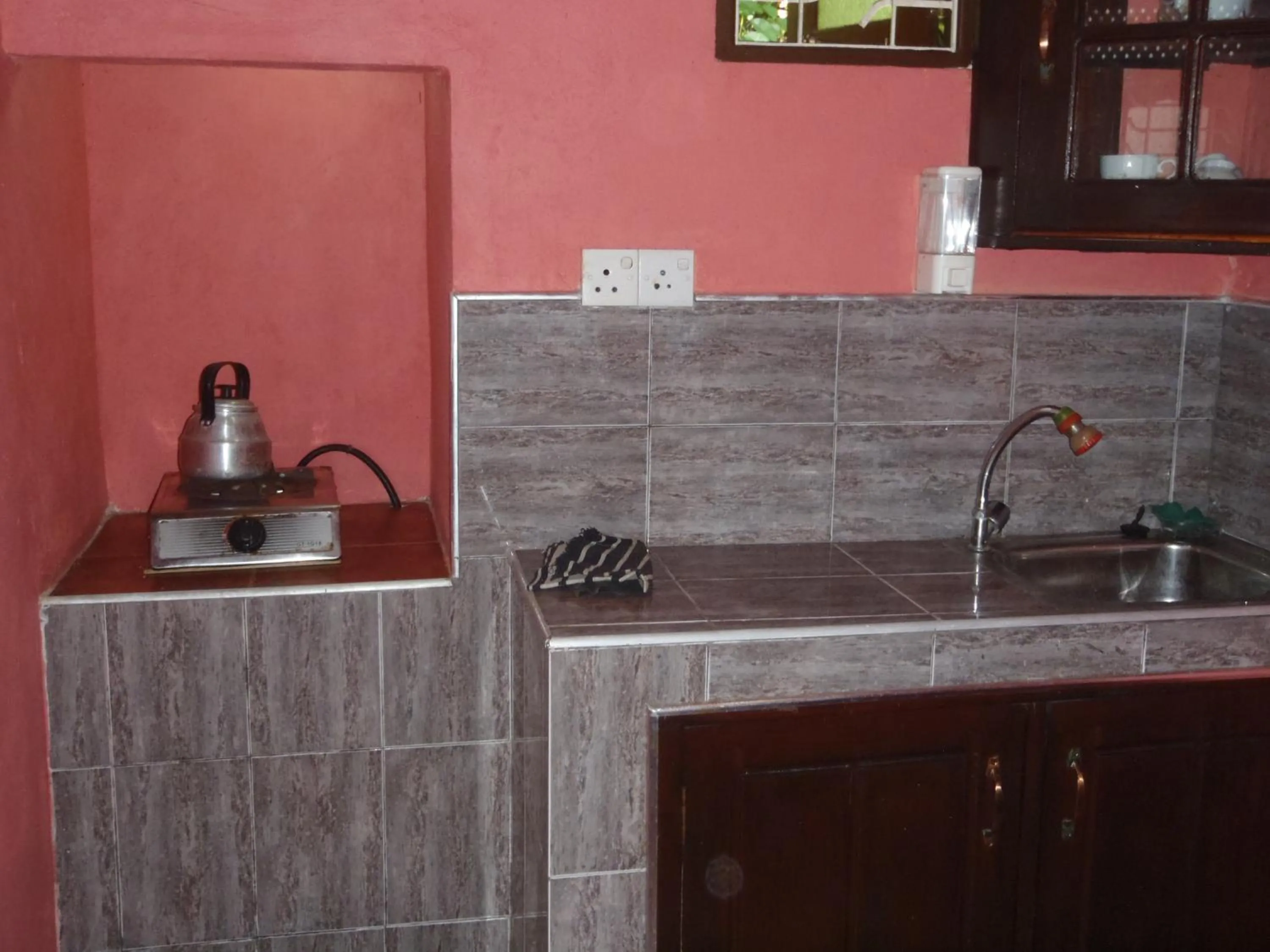 Communal kitchen in New Jaya Villa