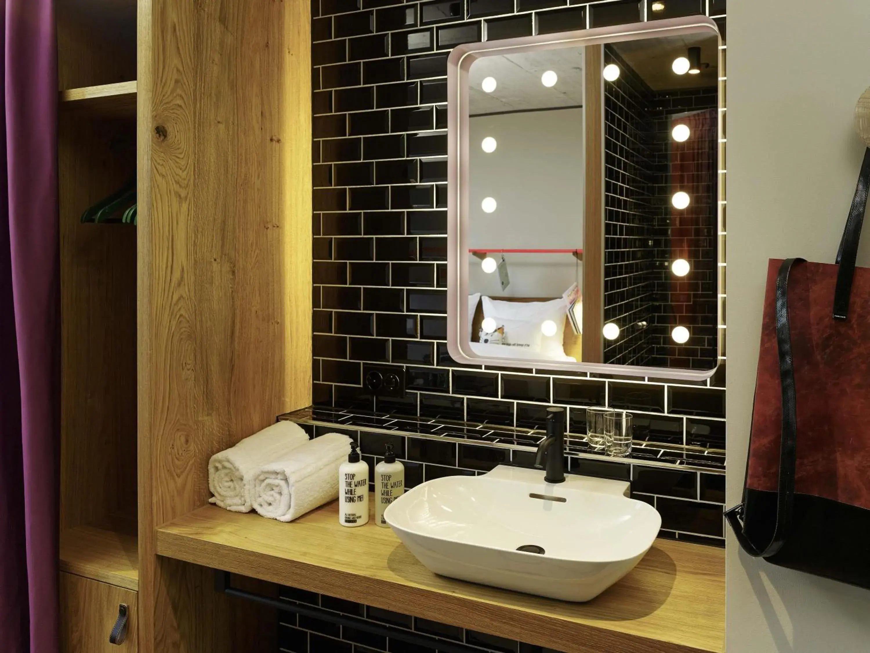 Bedroom in 25hours Hotel Langstrasse Bedroom in 25hours Hotel Langstrasse