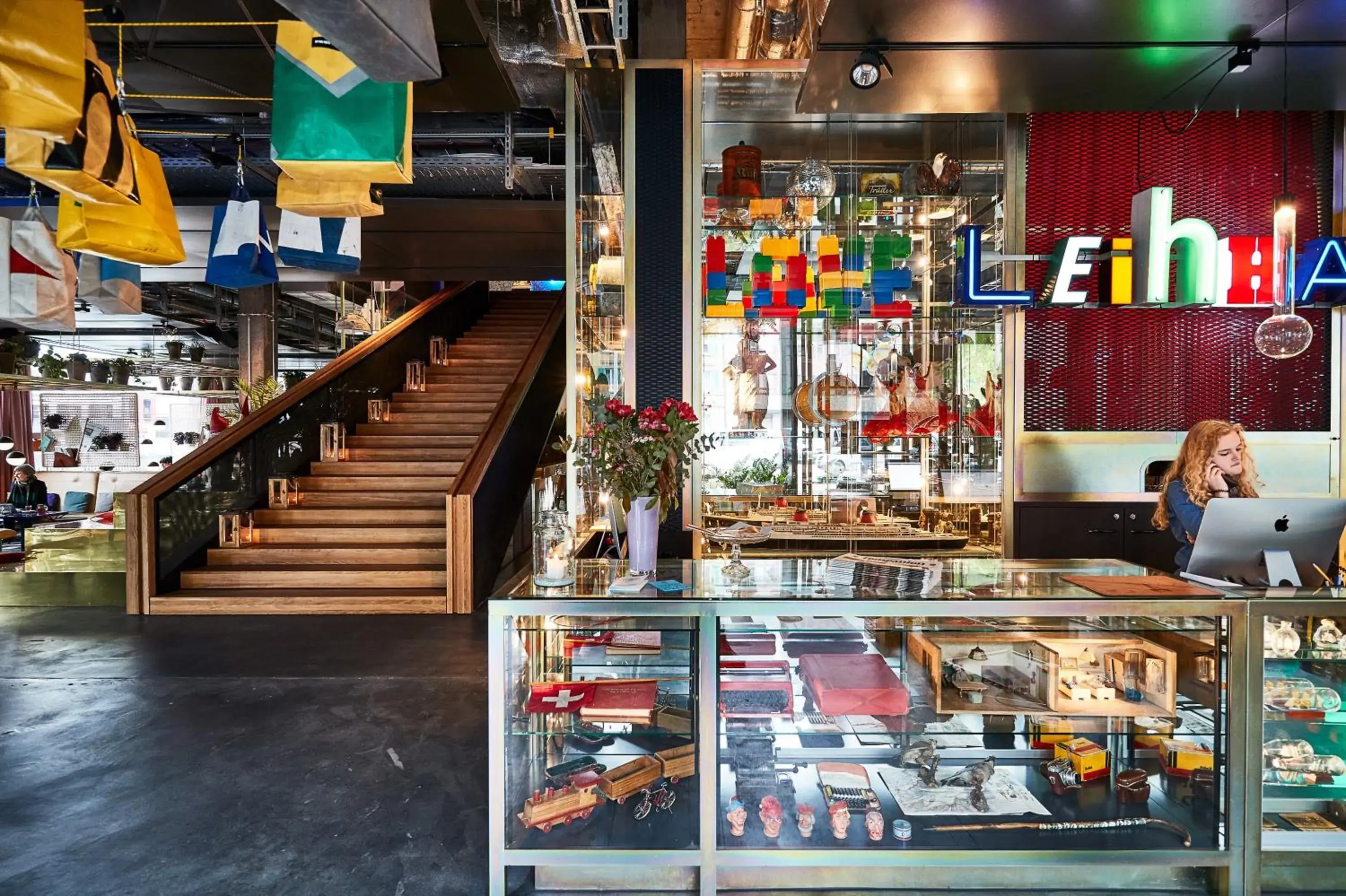 Lobby or reception in 25hours Hotel Langstrasse Lobby or reception in 25hours Hotel Langstrasse